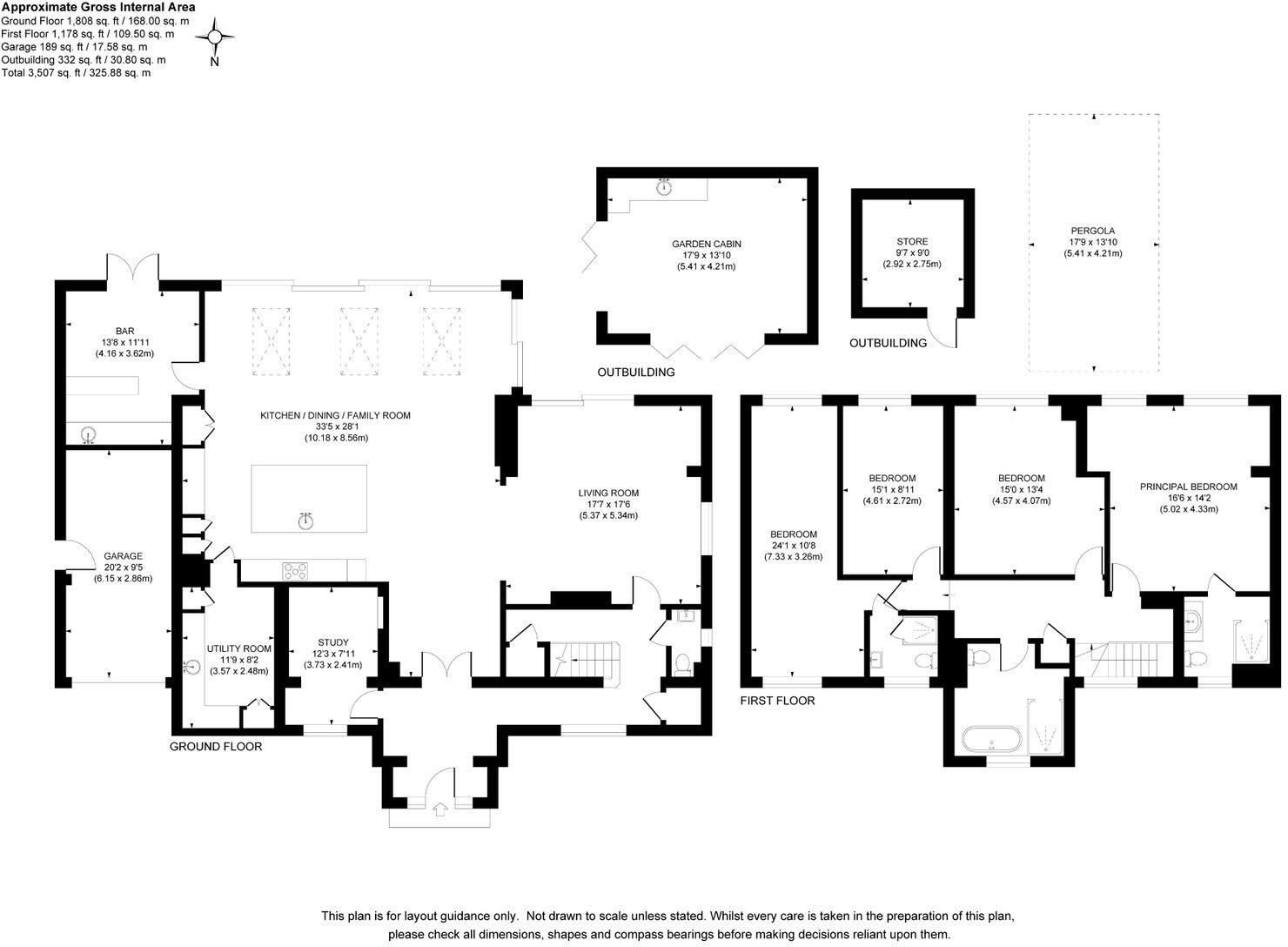 Park Corner Drive, East Horsley floorplan