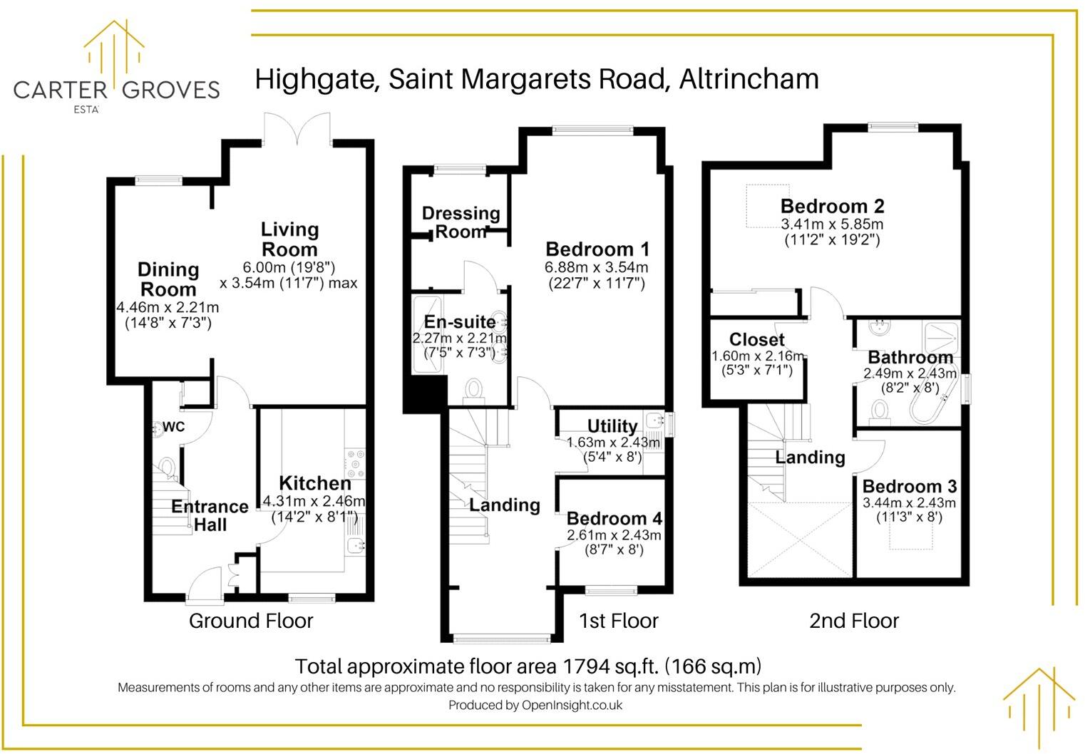 St. Margarets Road, Bowdon, Greater Manchester, WA14 floorplan