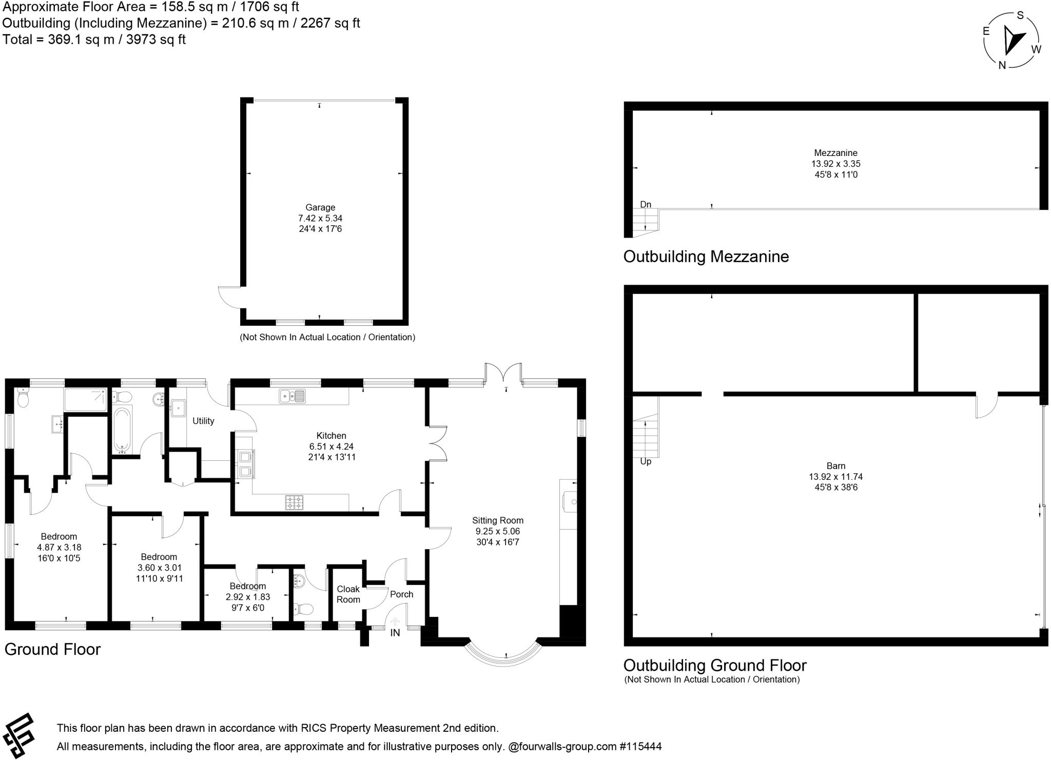 Lot 1 Homefield House & Barn floorplan