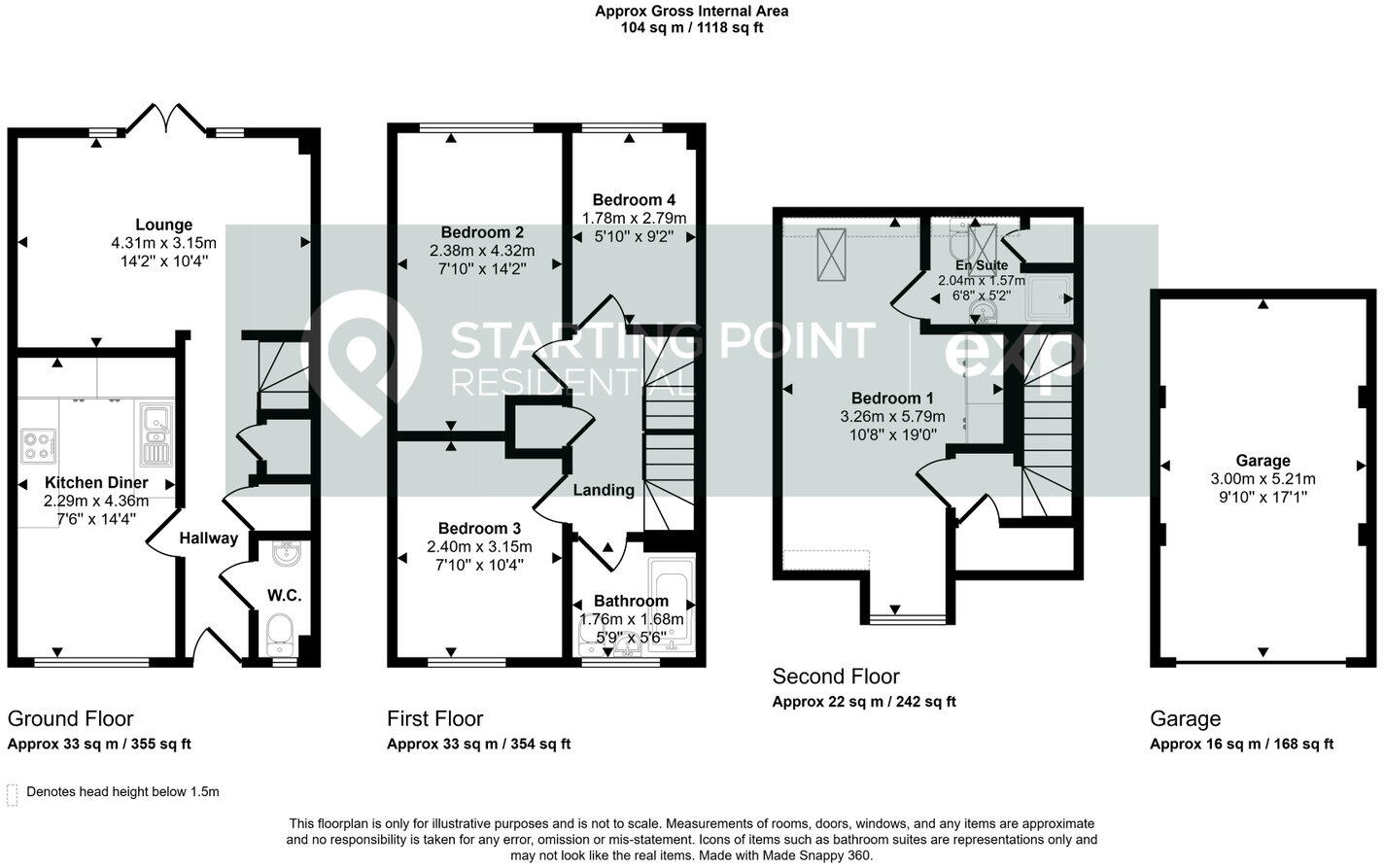 Stoneham Close, Witham floorplan