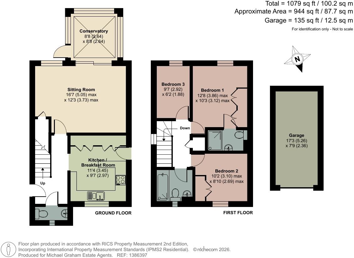 Backleys, Caldecotte, Milton Keynes, Buckinghamshire, MK7 floorplan