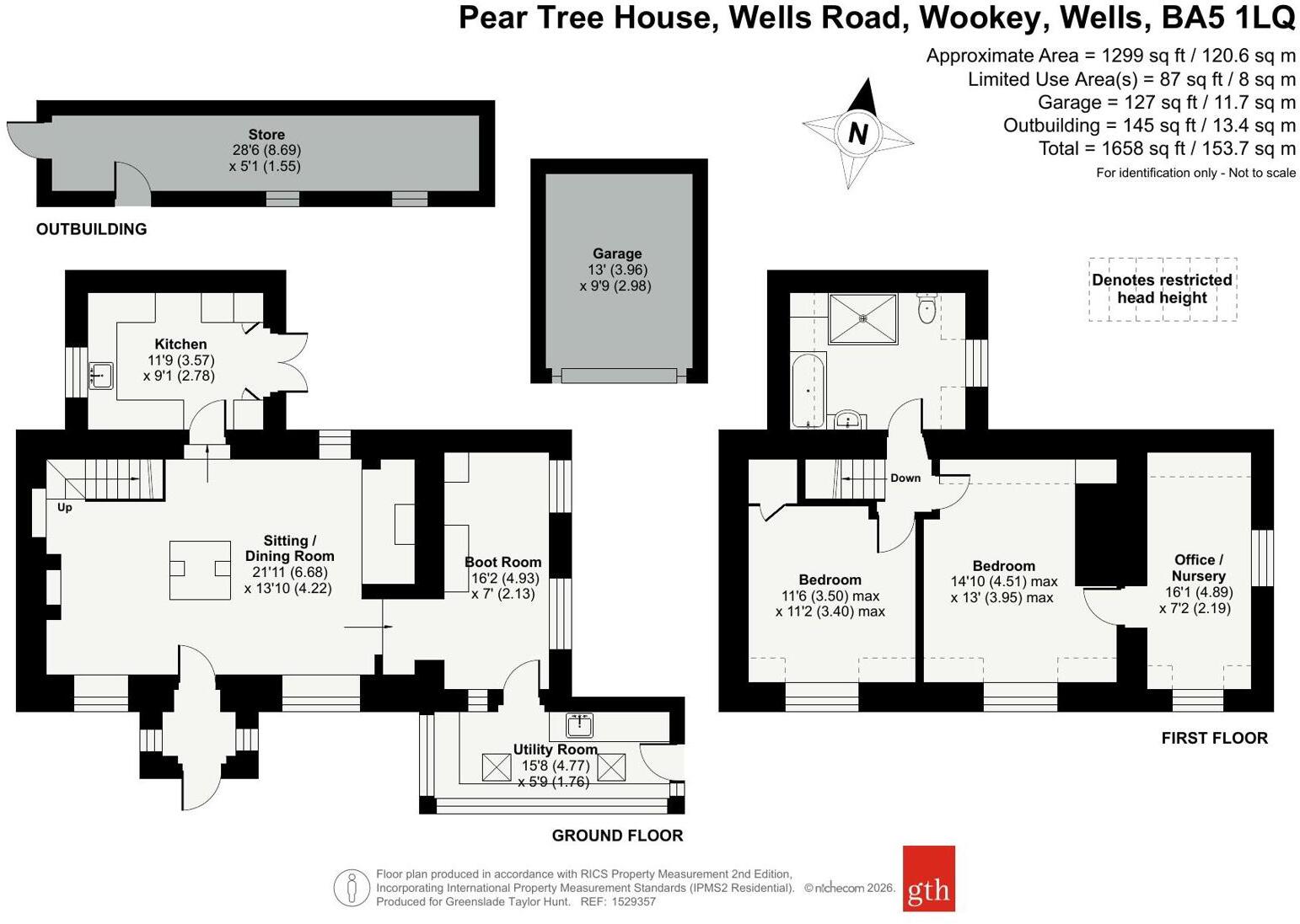 Wells Road, Wookey, Wells, Somerset, BA5 floorplan