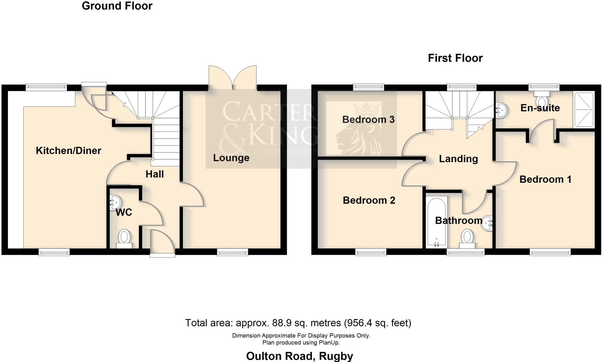 Oulton Road, Rugby floorplan