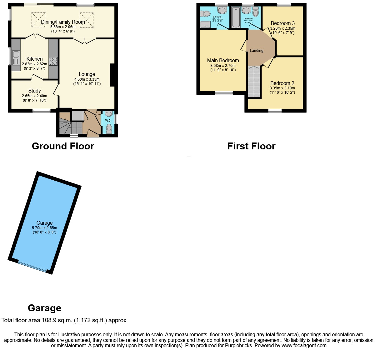 Old Chapel Road, Skellingthorpe, Lincoln, LN6 floorplan