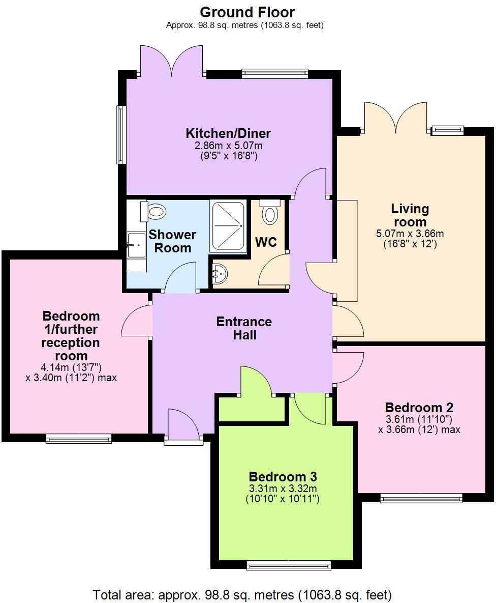 Mount Pleasant Road, Bedworth, Warwickshire, CV12 floorplan