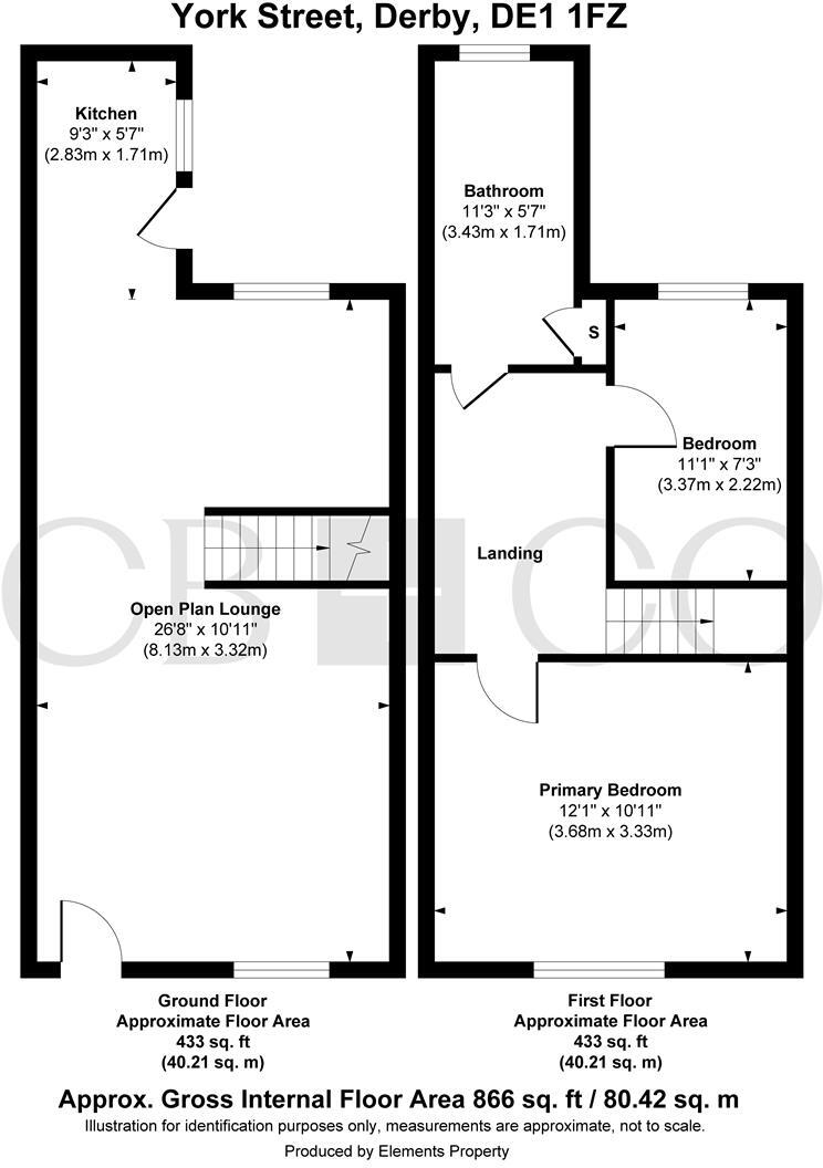 York Street, Friar Gate, Derby floorplan