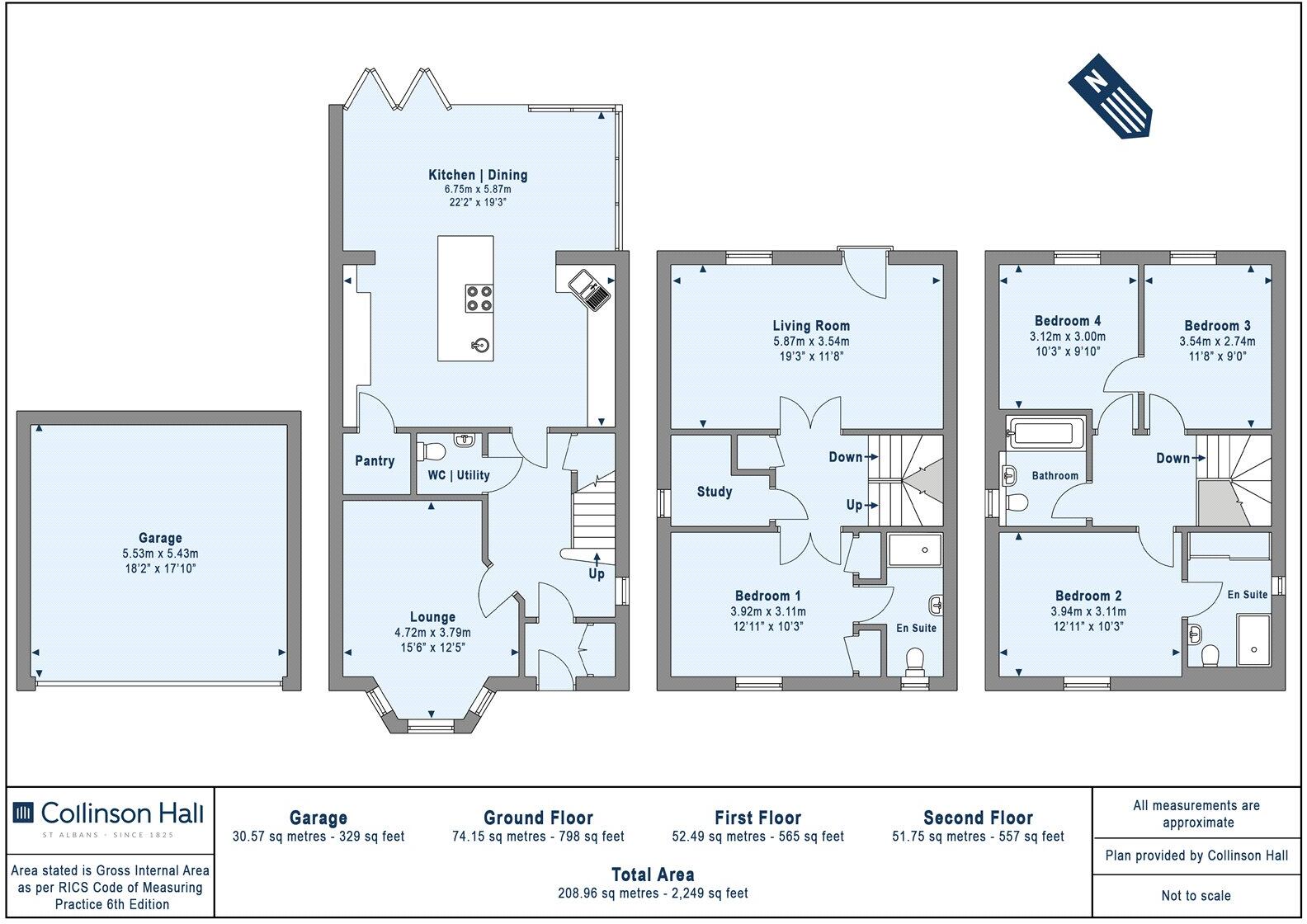 Goldsmith Way, St. Albans, Hertfordshire floorplan