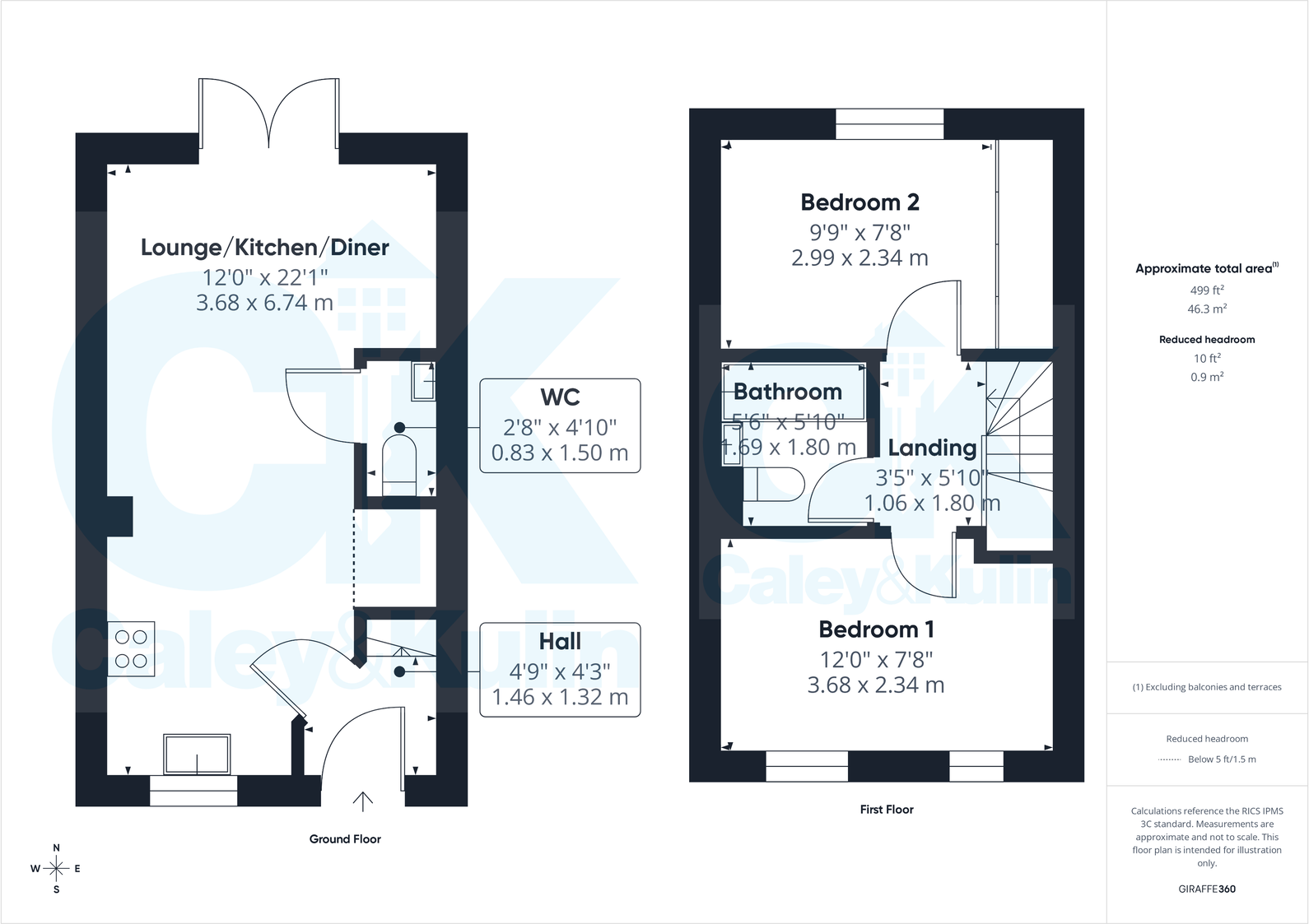 Montague Crescent, Penkridge, Staffordshire, ST19 5SQ floorplan