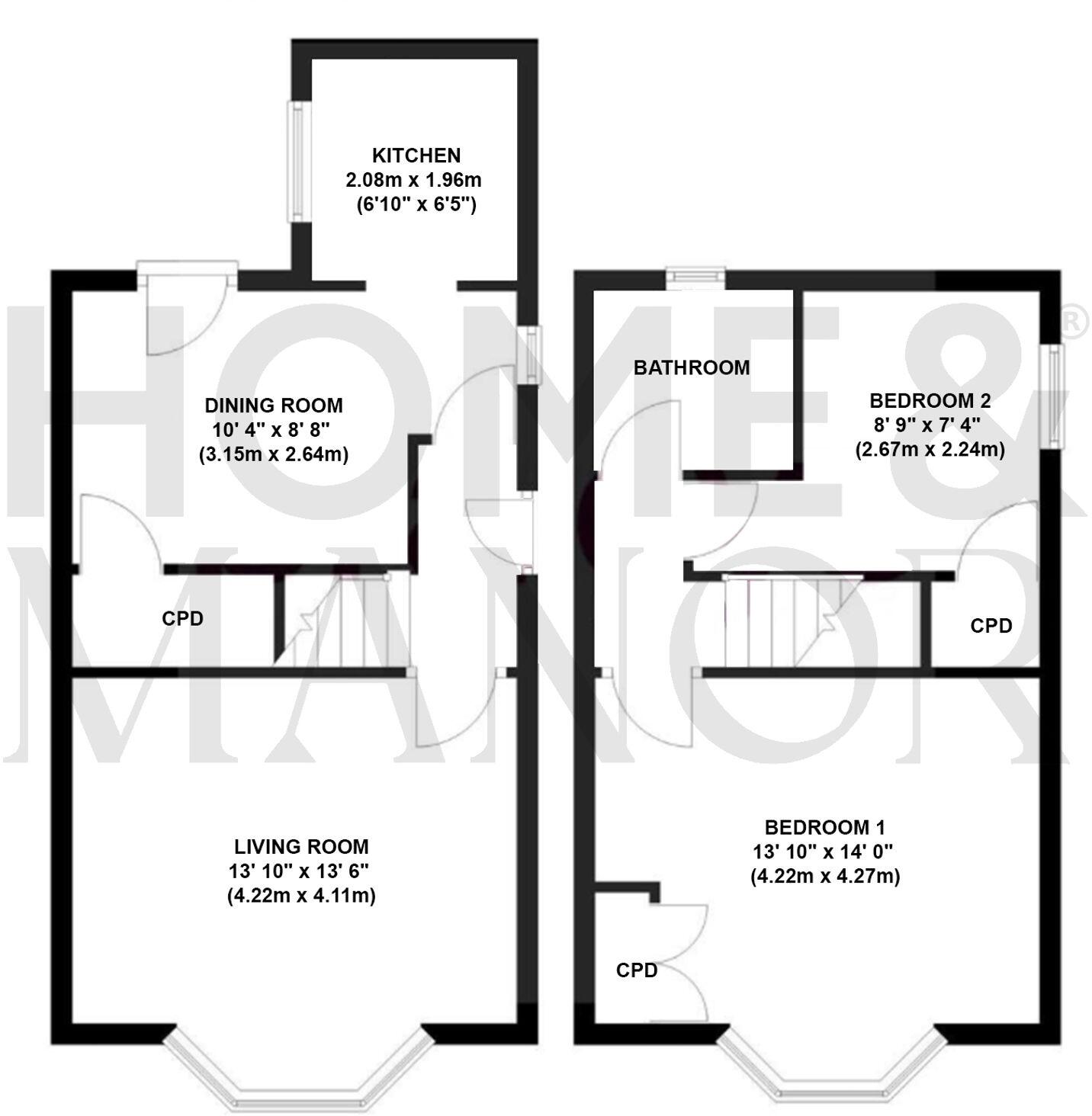 East Close, Huddersfield, HD2 floorplan