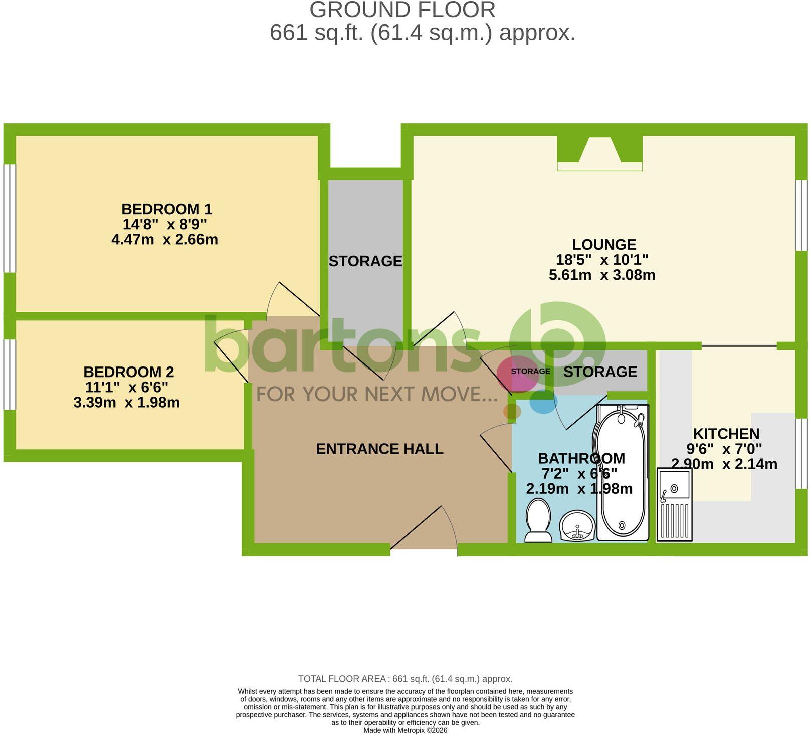 Hartington Close, Rotherham, S61 floorplan