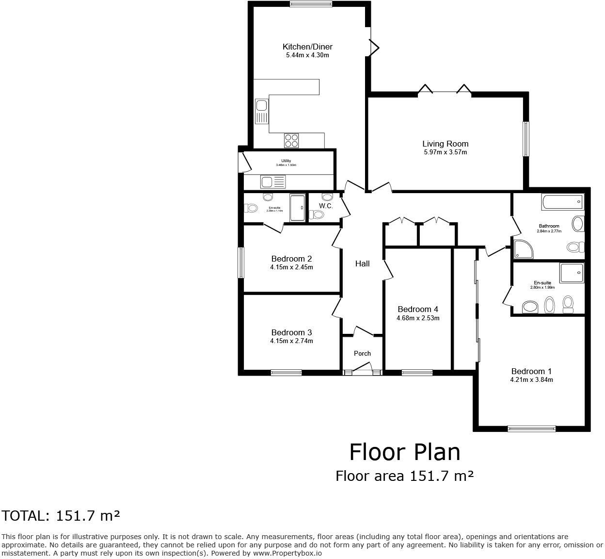 Folkards Lane, Brightlingsea, CO7 floorplan