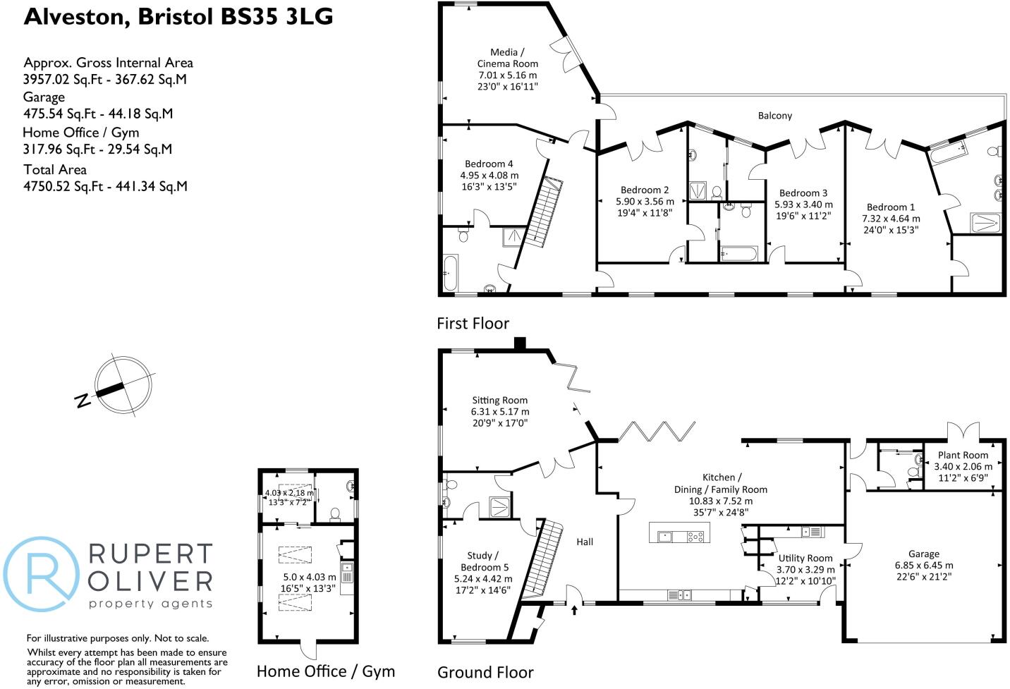 Thornbury Hill, Alveston, South Glos, BS35 floorplan