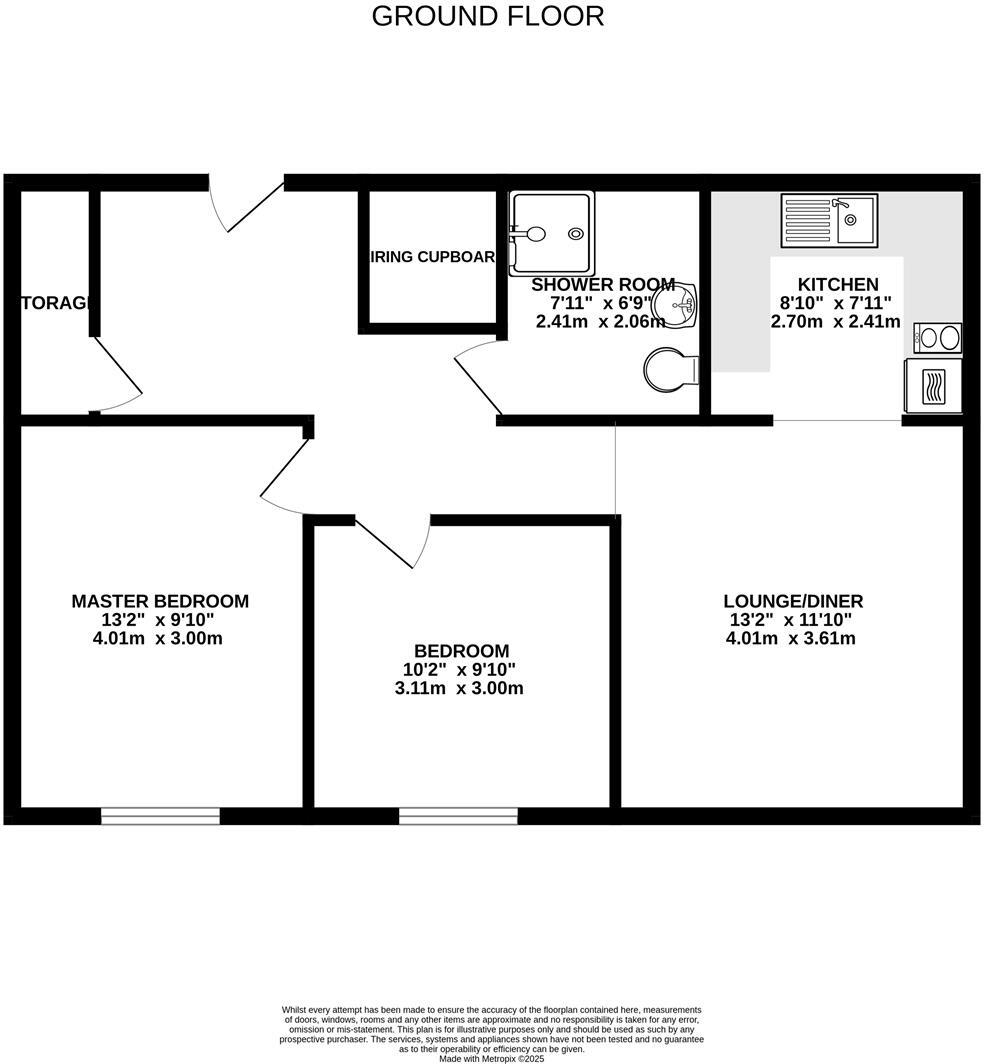 Beer Road, Seaton floorplan