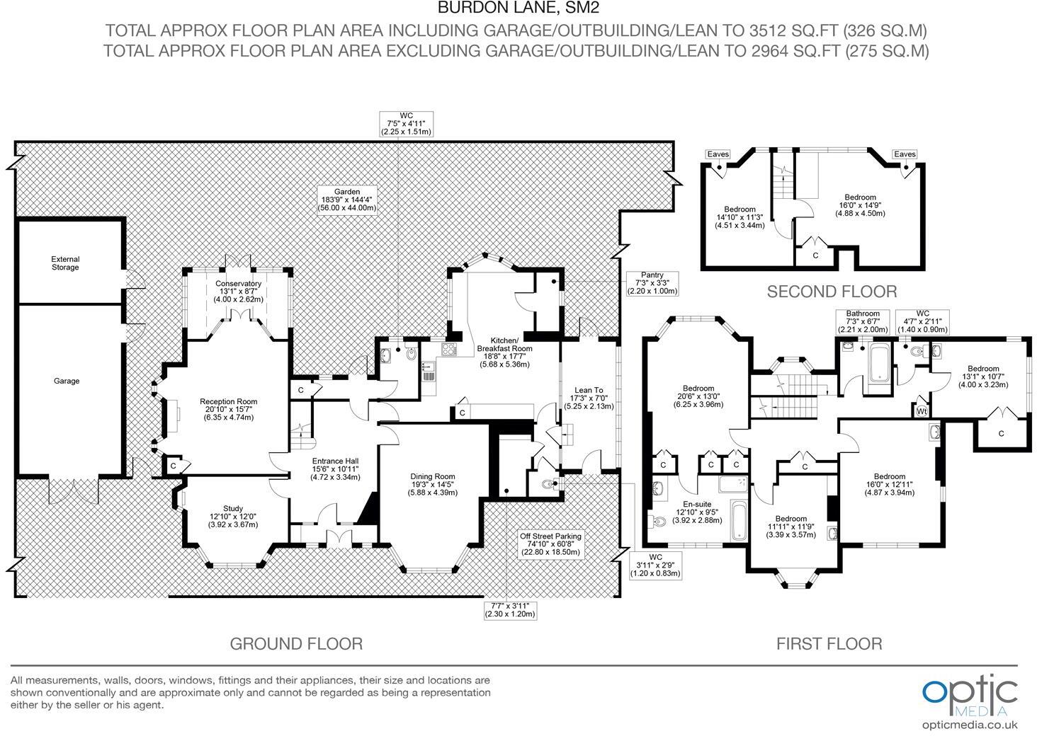 Burdon Lane, South Cheam floorplan