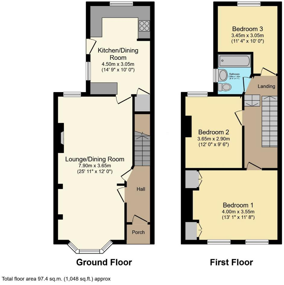 Aldin Avenue South, Slough floorplan