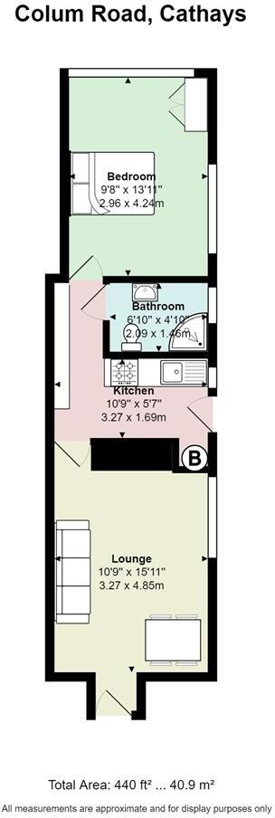 Colum Road, Cathays floorplan