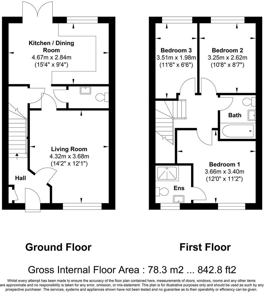 Church Walk, Falmouth floorplan