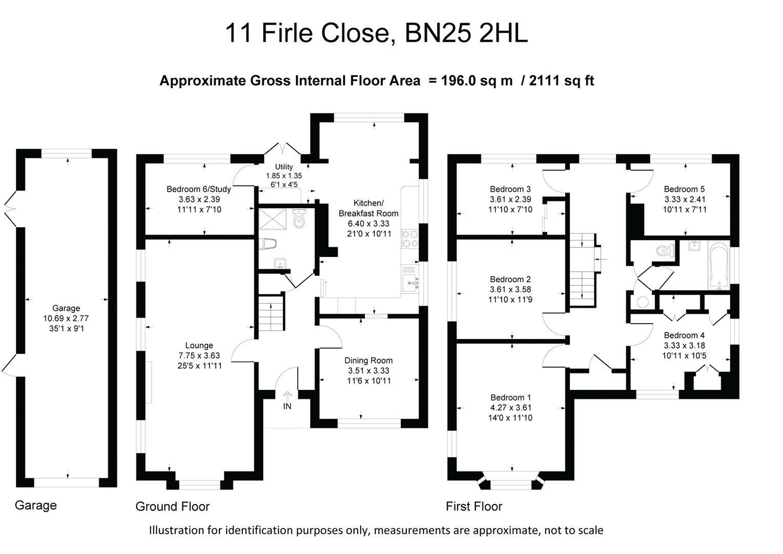 Firle Close, Seaford floorplan