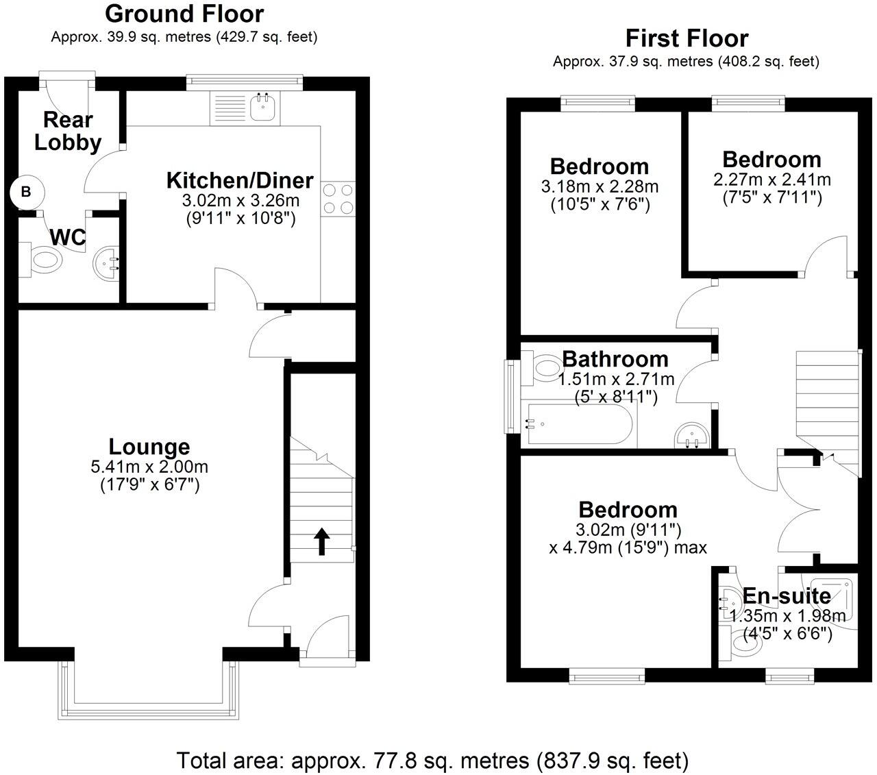 Rosemary Close, Consett, Durham, DH8 floorplan