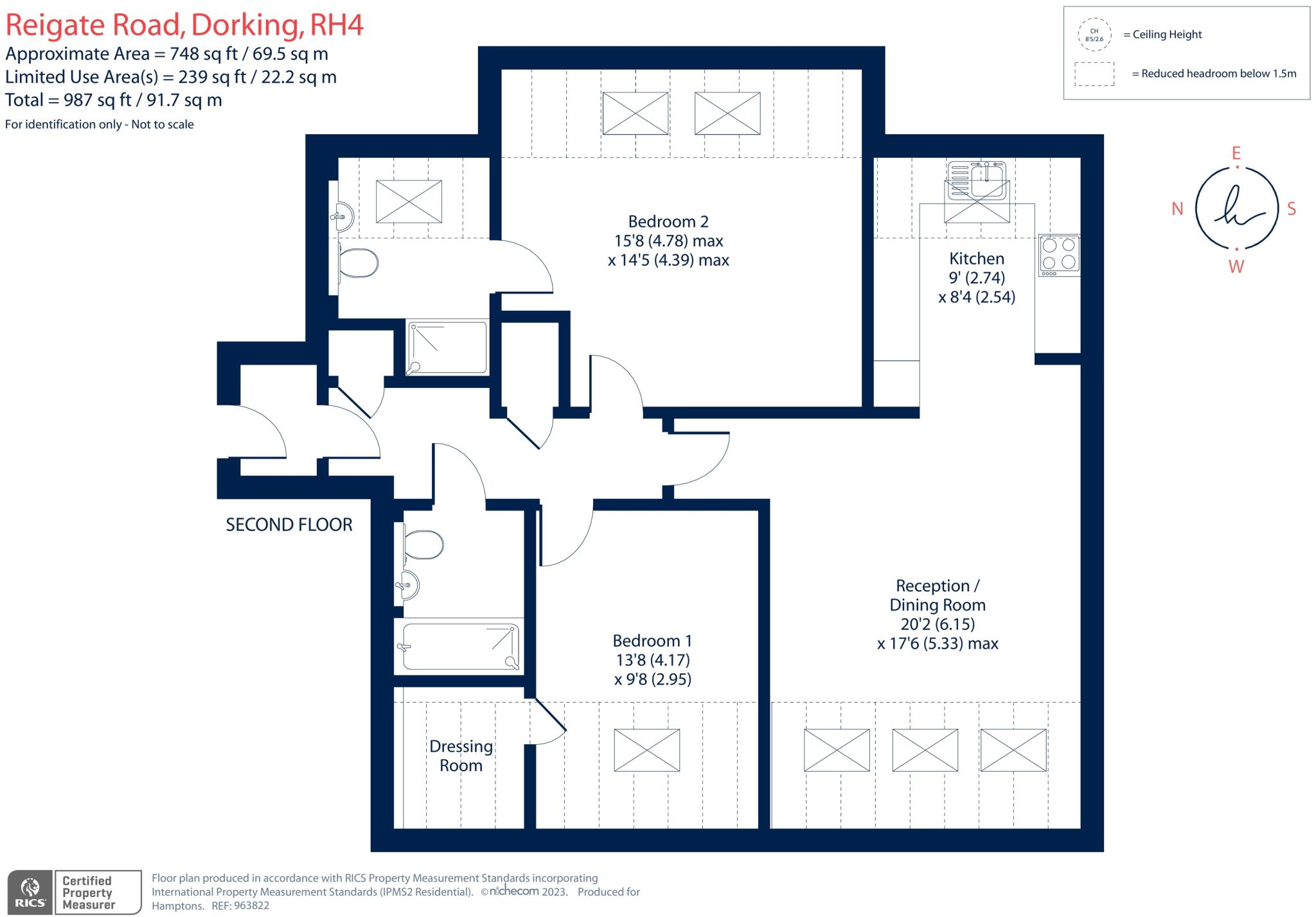 Reigate Road, Dorking, RH4 floorplan