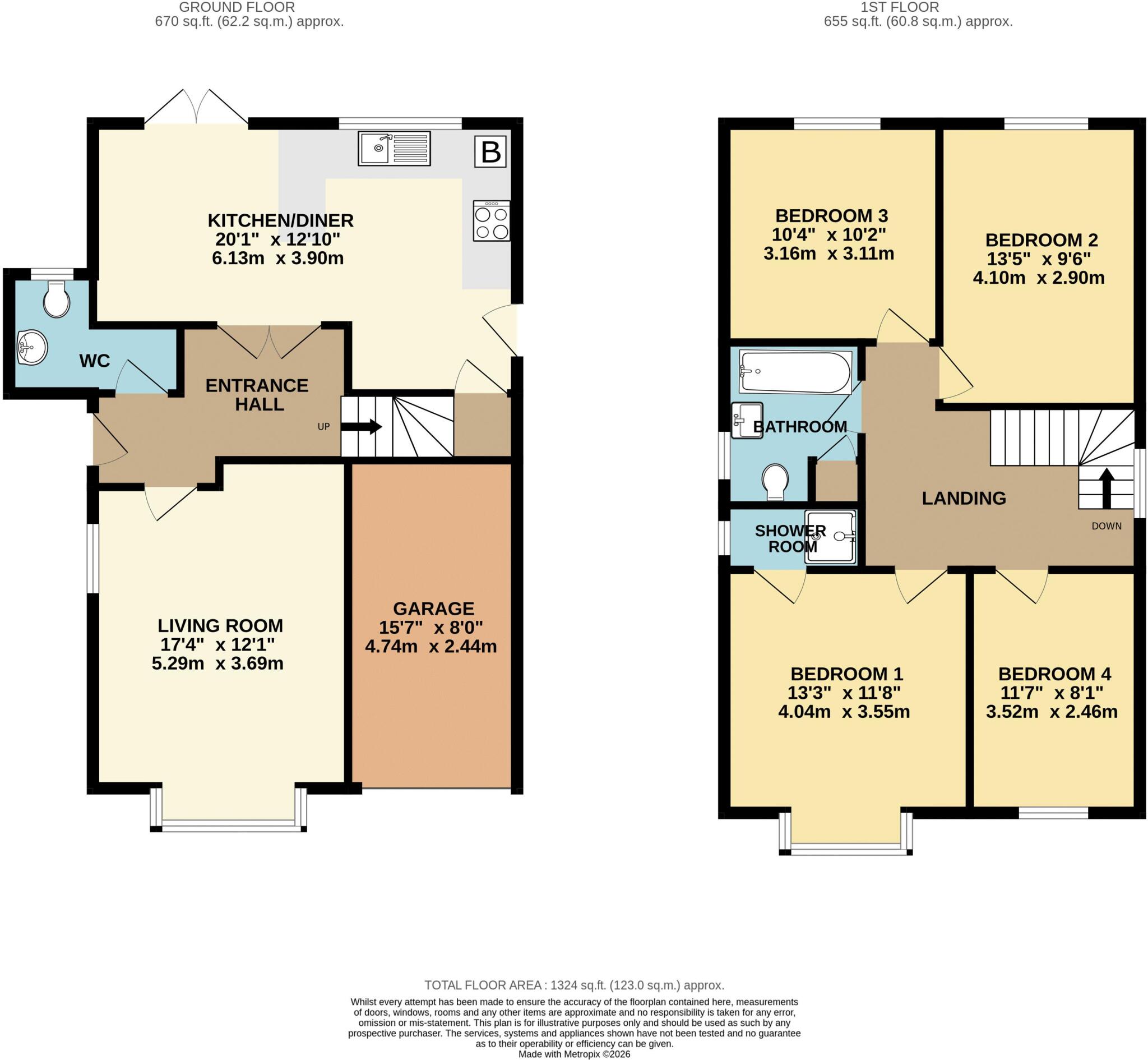 Heathfield Avenue, Branston, Lincoln floorplan