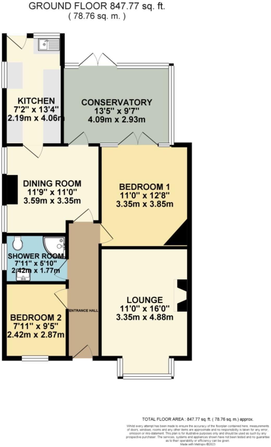 Branksome Drive, Shipley, BD18 floorplan