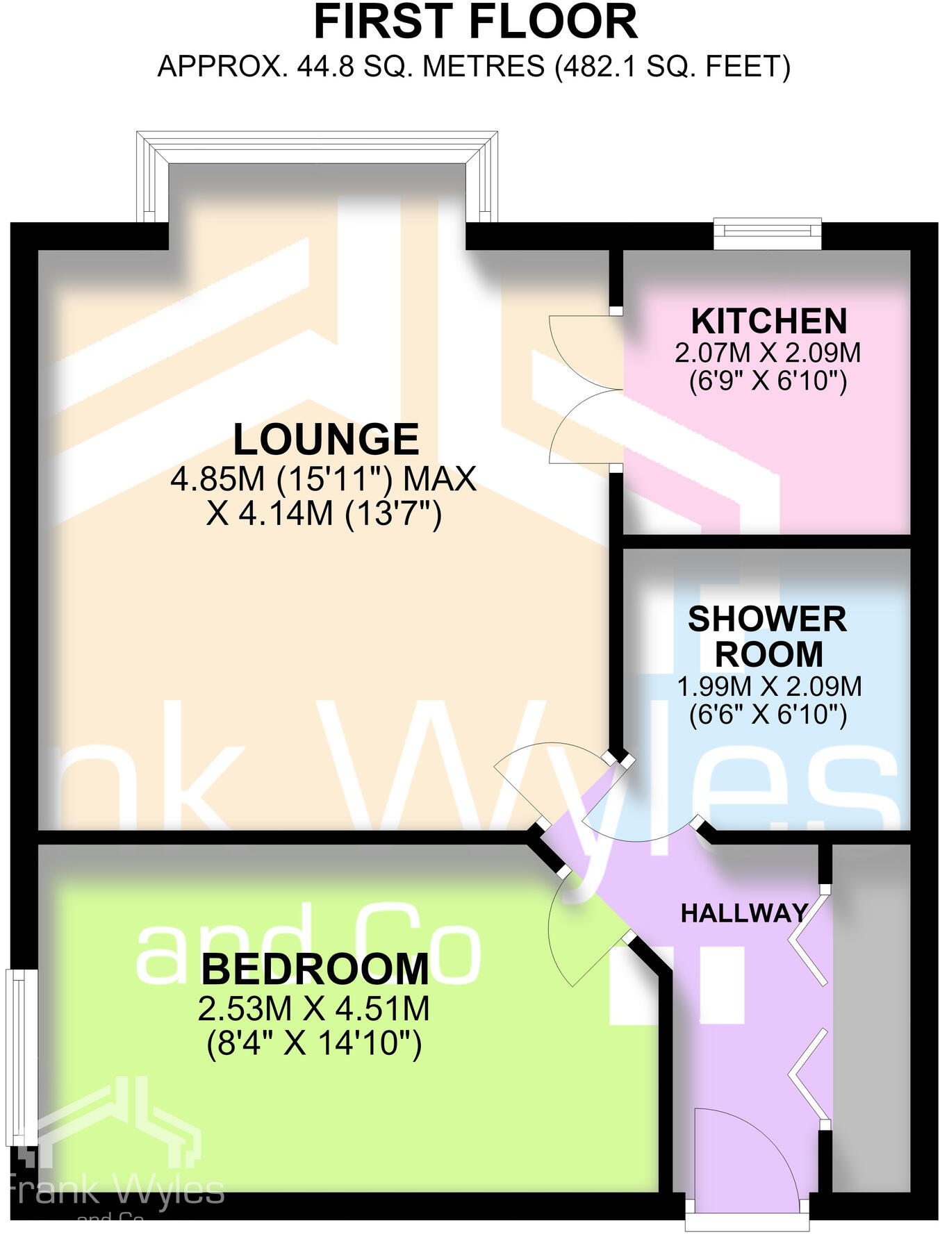 Flat 12, St. Andrews Court, St. Andrews Road North, Lytham St. Annes, Lancashire floorplan