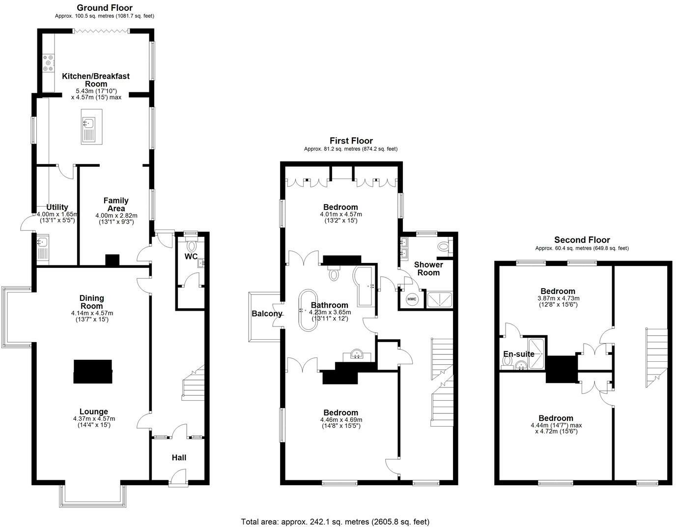 4, Westfield Terrace floorplan