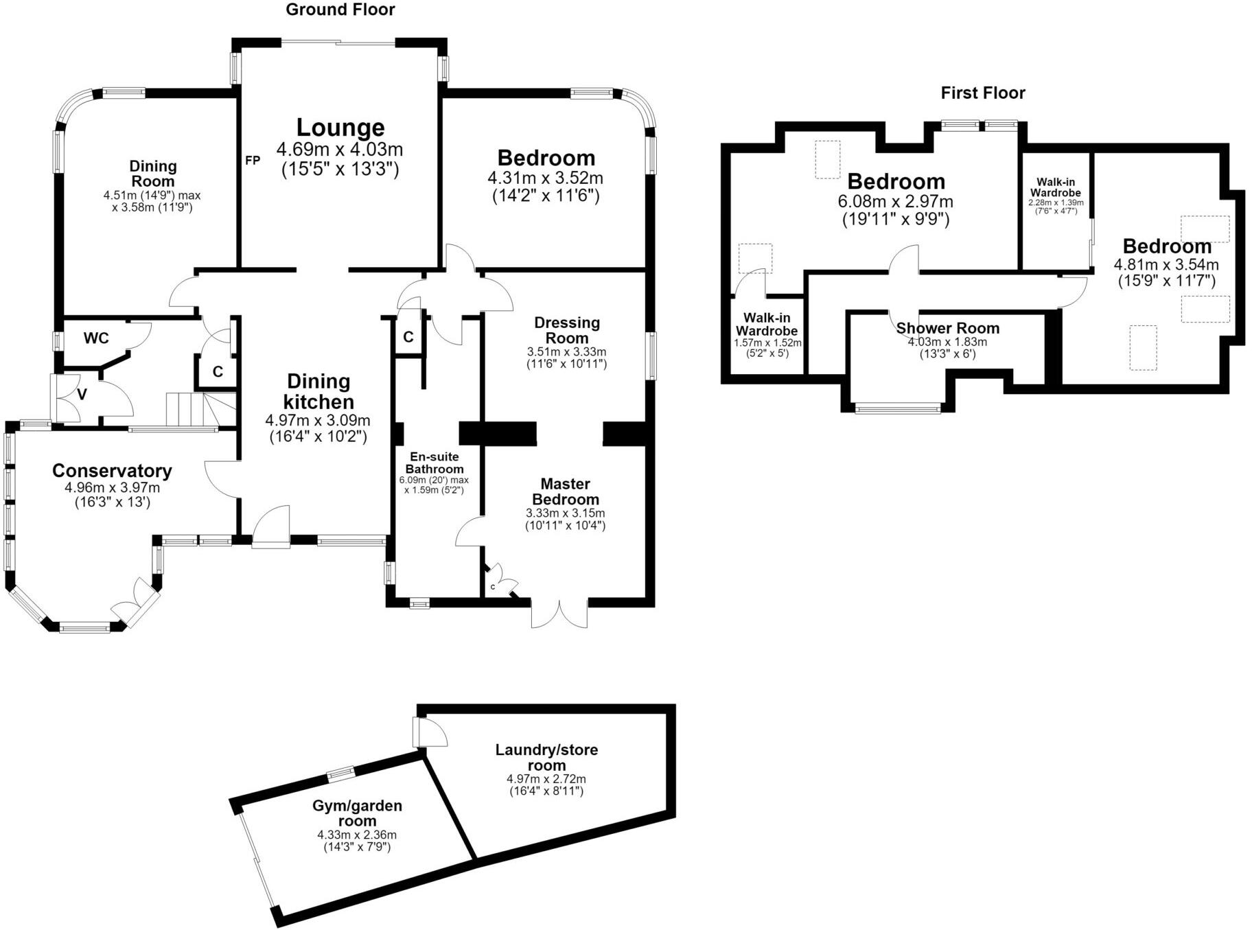 12 Auchentrae Crescent, Seafield, Ayr, KA7 4BB floorplan