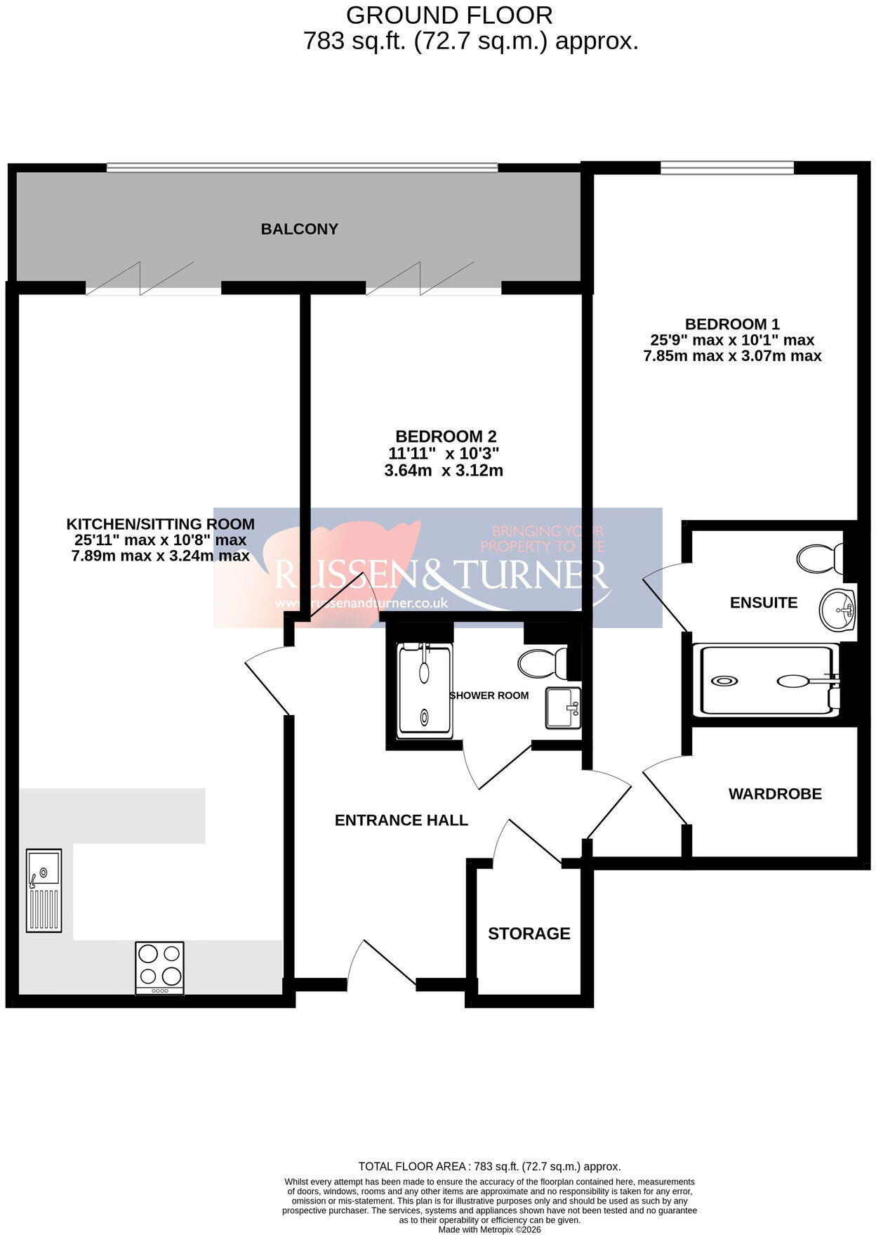 Stunning Apartment in Hamon Court, Hunstanton floorplan