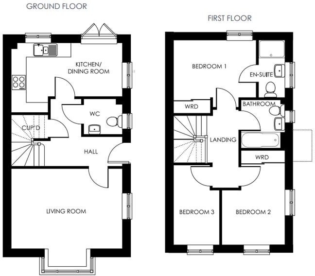 Plot 32 - Yateley, Mytton Oak Manor, Bowbrook, Shrewsbury, SY3 5BT floorplan