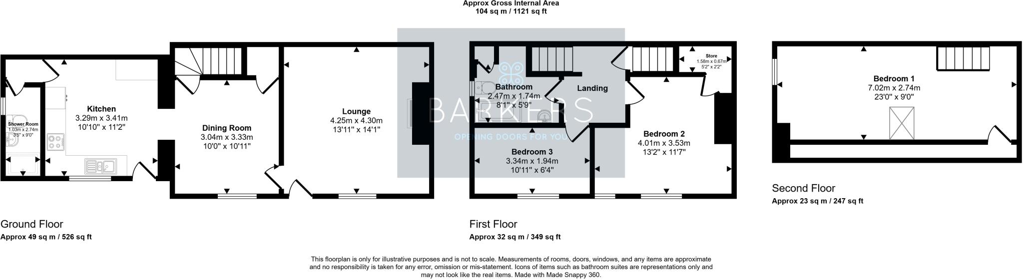 New Toftshaw, East Bierley floorplan