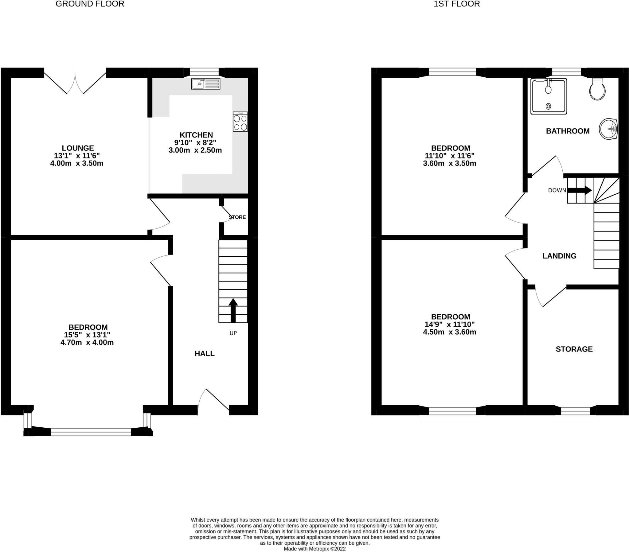 3 Bed - Avondale Road, Wavertree L15 floorplan