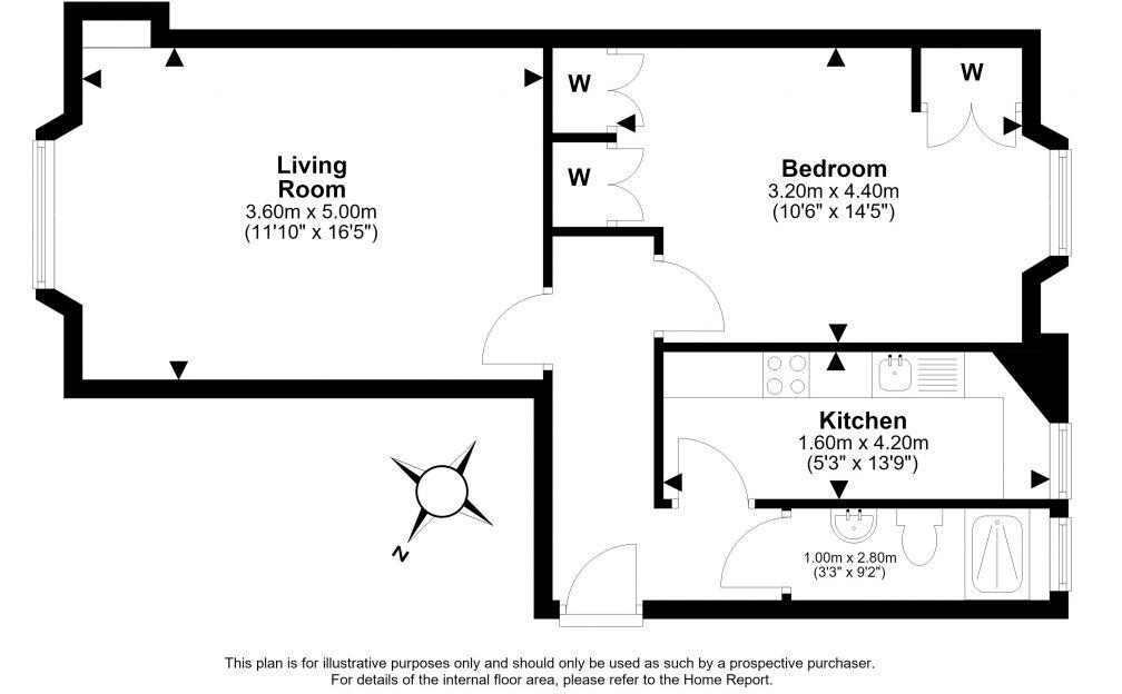 10/5 Dalgety Street, Meadowbank, Edinburgh, EH7 5UL floorplan