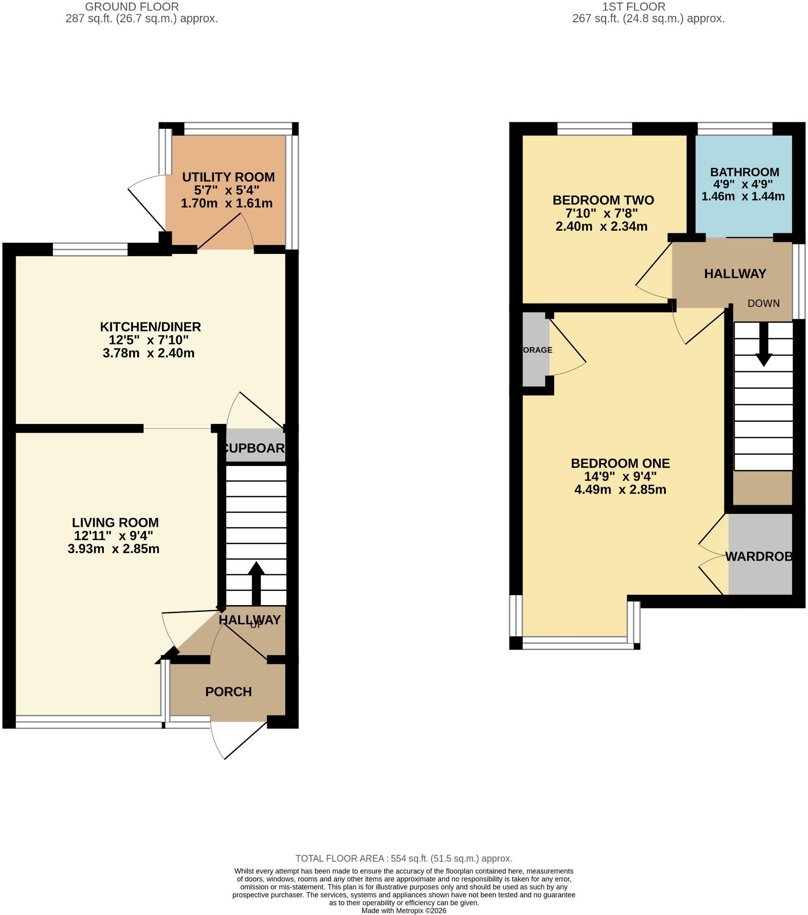 Plymouth, Devon, PL5 floorplan