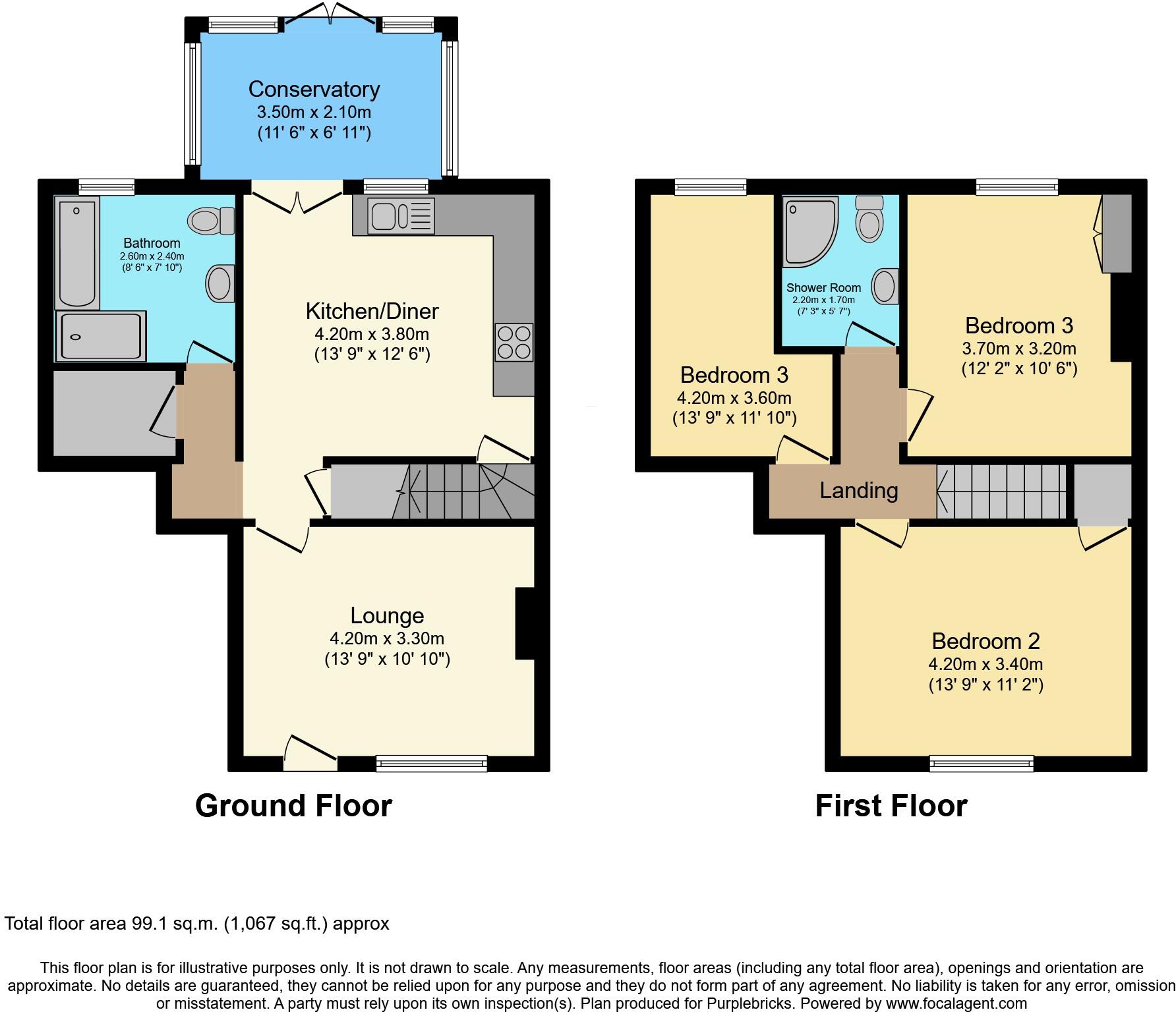 North Street, Mansfield, NG20 floorplan