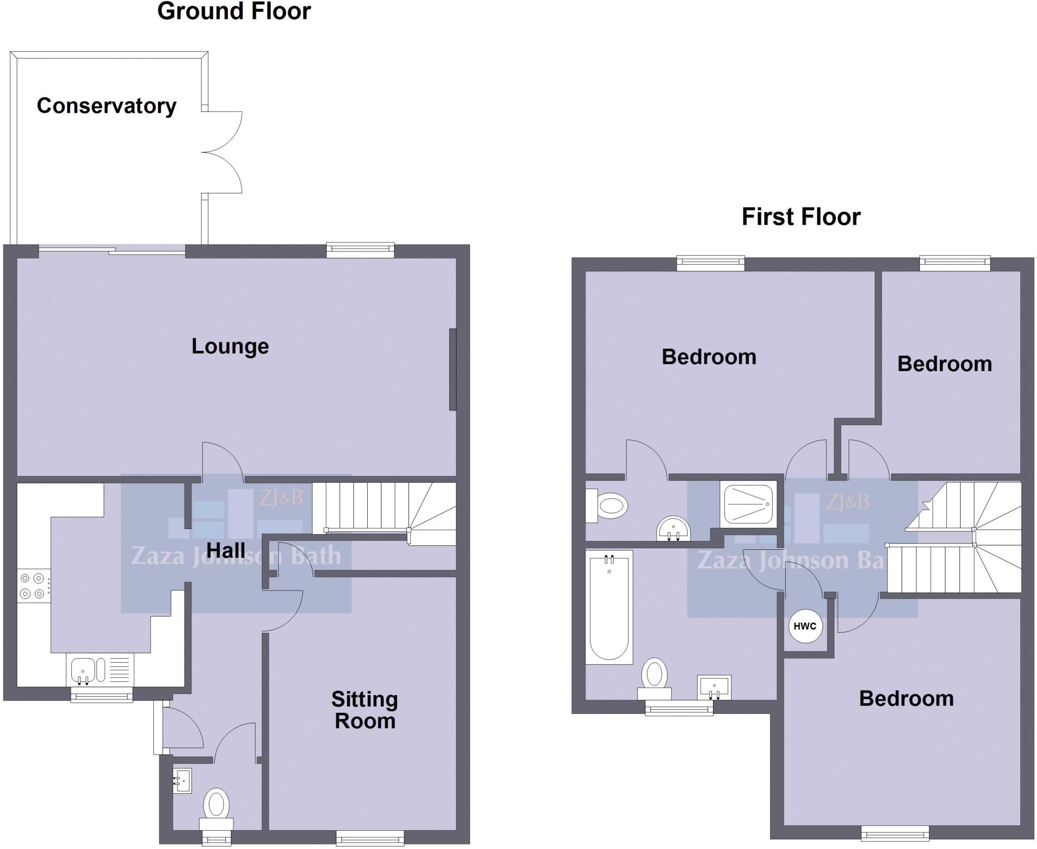 Sandown Crescent, Bowbrook, Shrewsbury, SY3 8SL floorplan