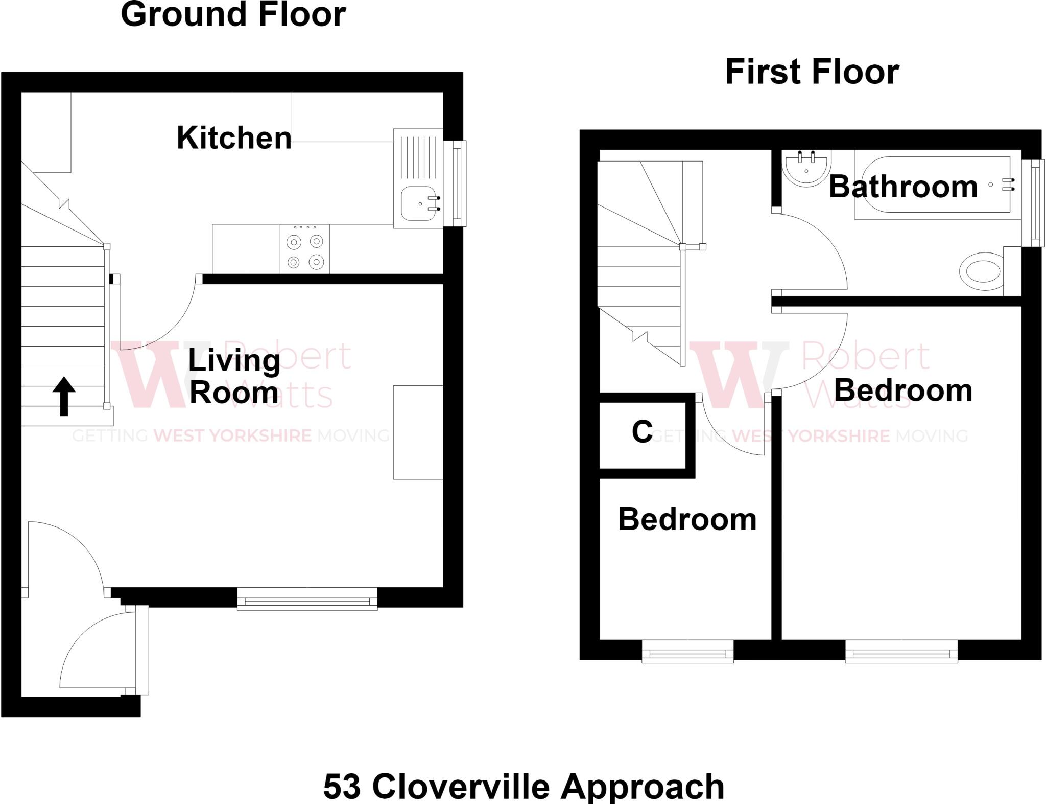 Cloverville Approach, Bradford, West Yorkshire, BD6 floorplan