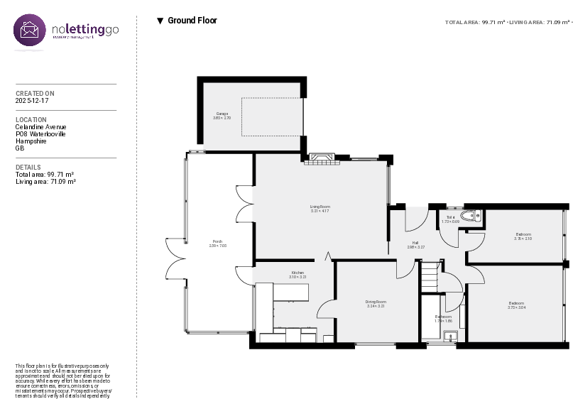 Celandine Avenue, Cowplain, PO8 floorplan