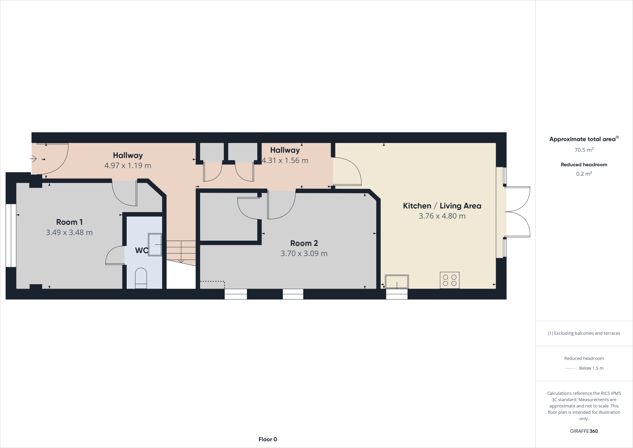 Brambletye Park Road, Redhill, Surrey, RH1 floorplan