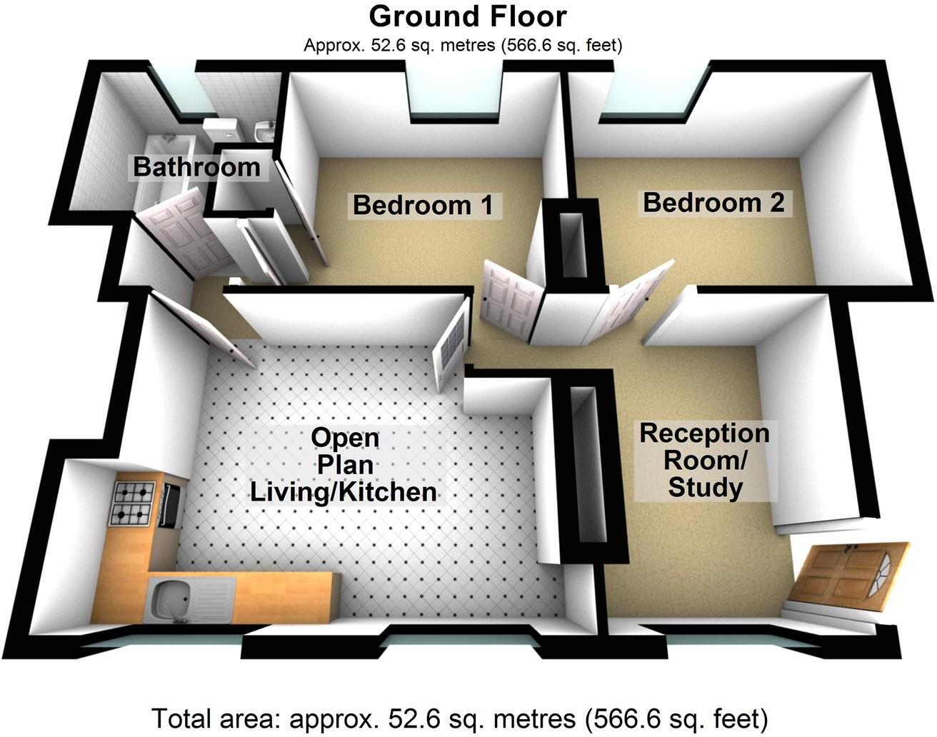 Adam & Eve Street, Market Harborough floorplan