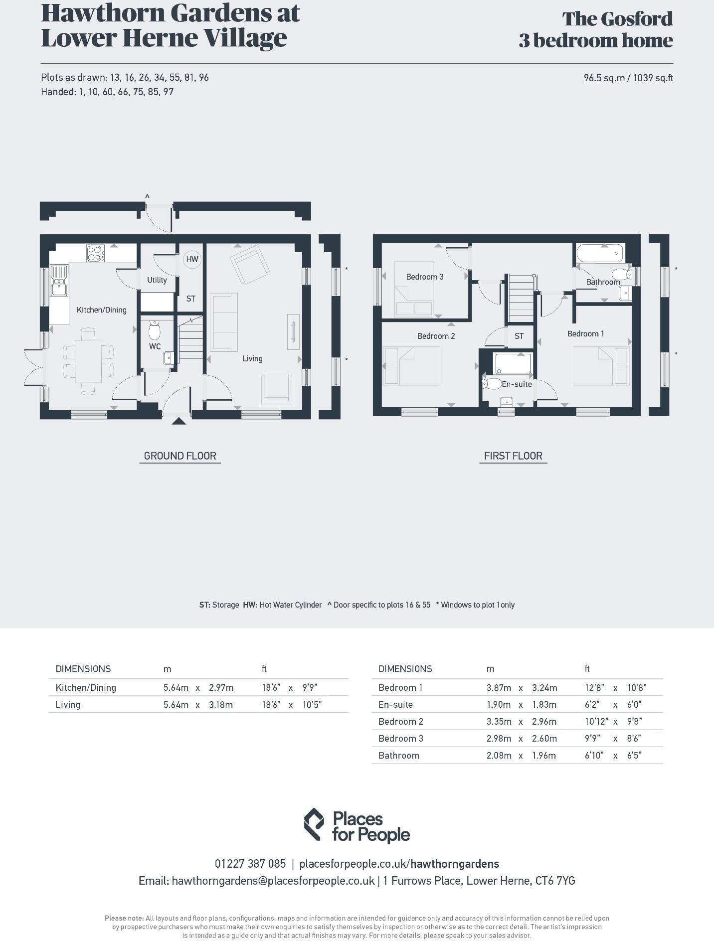 1 Furrows Place
Lower Herne
CT6 7YG floorplan