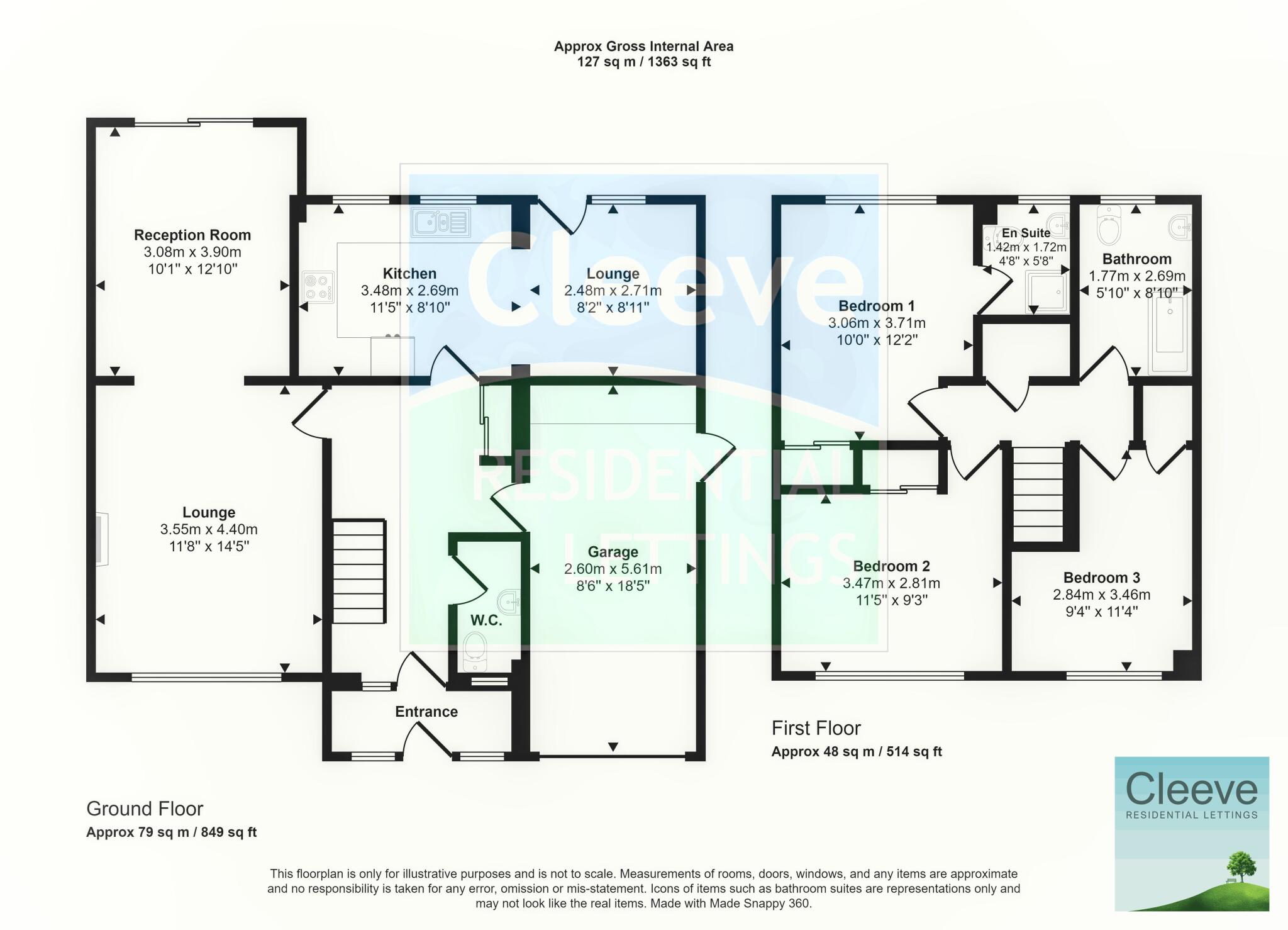 Dewey Close, Woodmancote floorplan