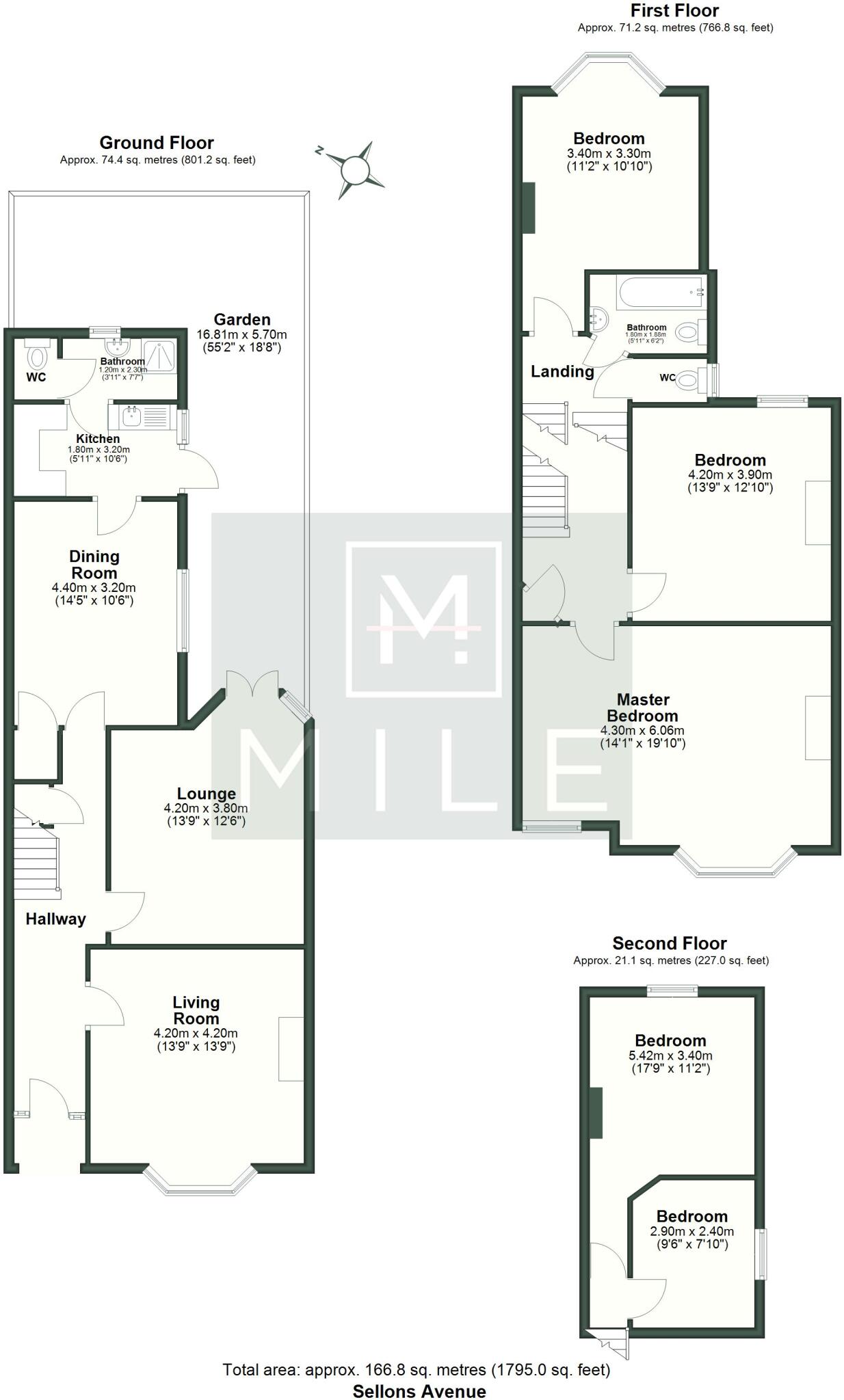 Sellons Avenue, London NW10 floorplan