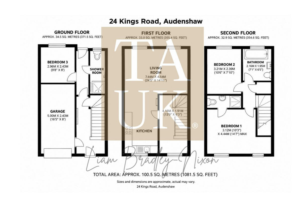 Kings Road, Manchester, M34 floorplan