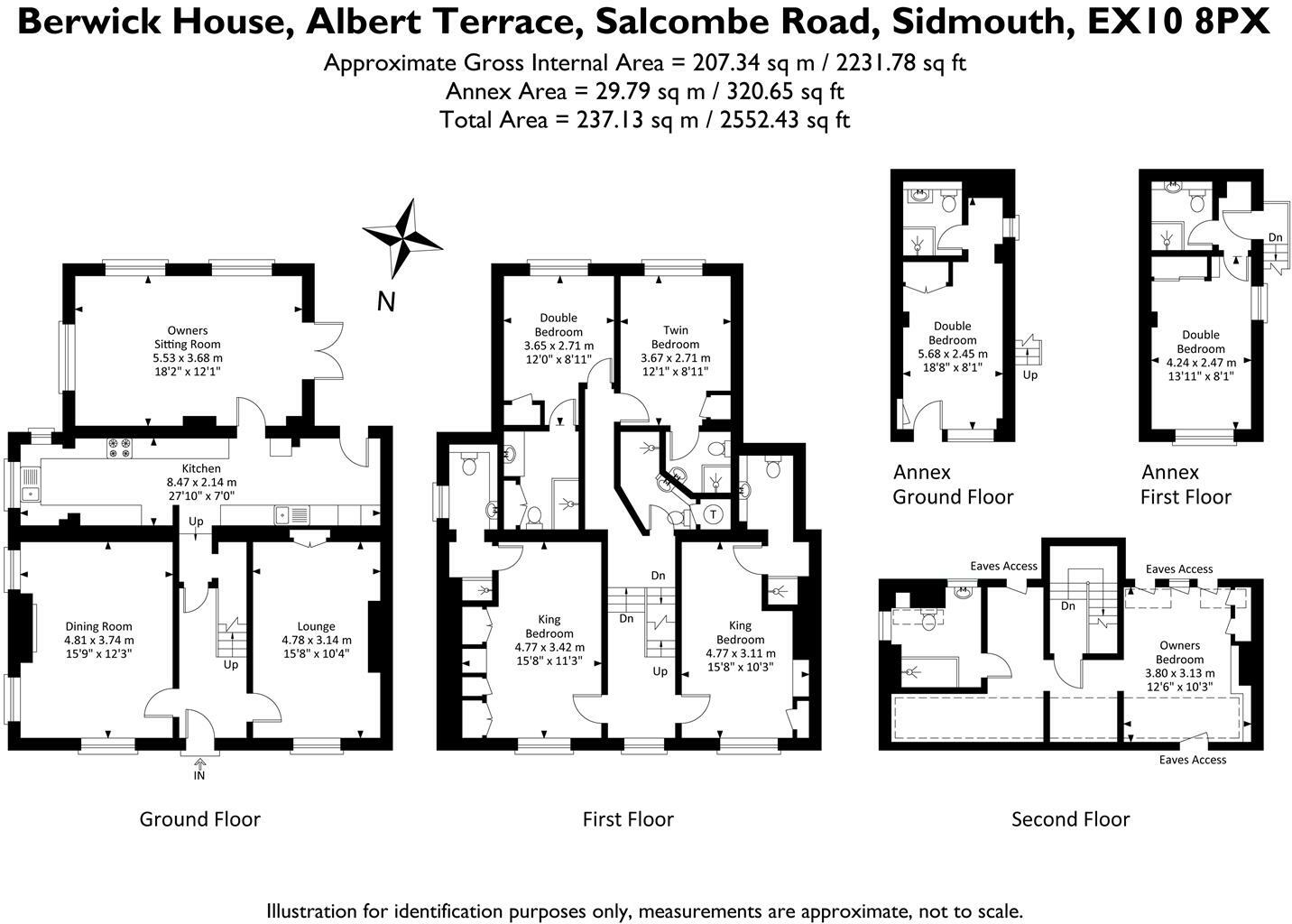 Albert Terrace, Salcombe Road, Sidmouth floorplan