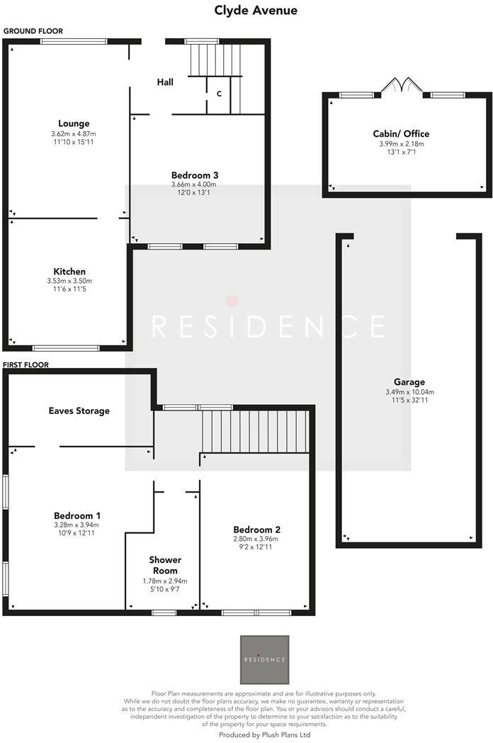 Clyde Avenue, Ferniegair, Hamilton floorplan