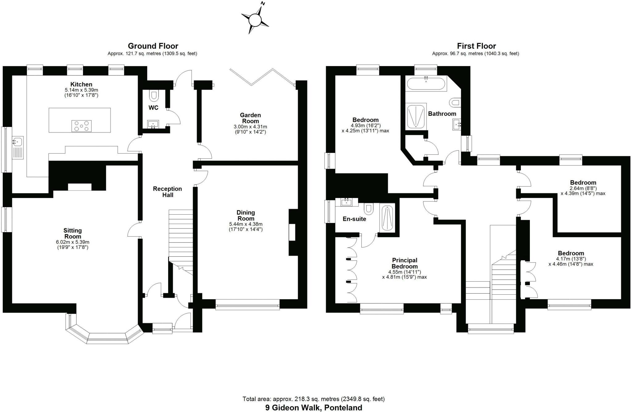 9, Gideon Walk, Ponteland, Newcastle Upon Tyne  floorplan