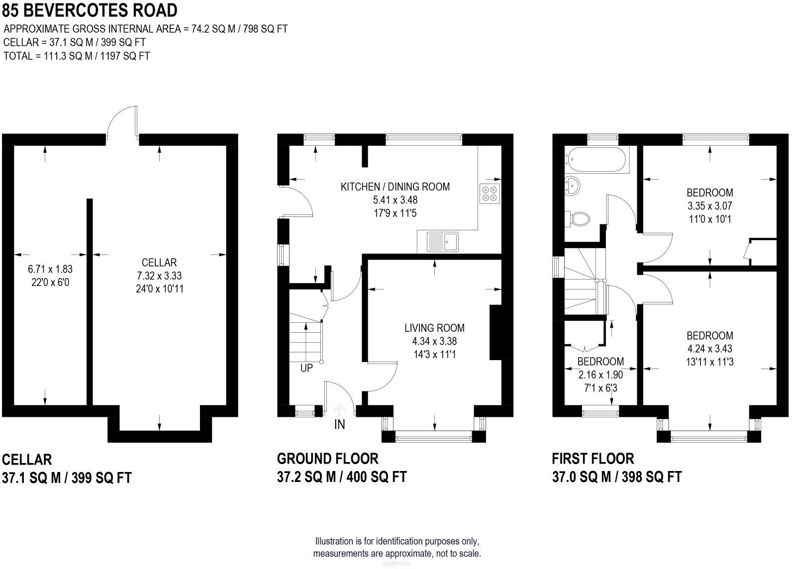 Bevercotes Road,Sheffield,S5 6HB floorplan