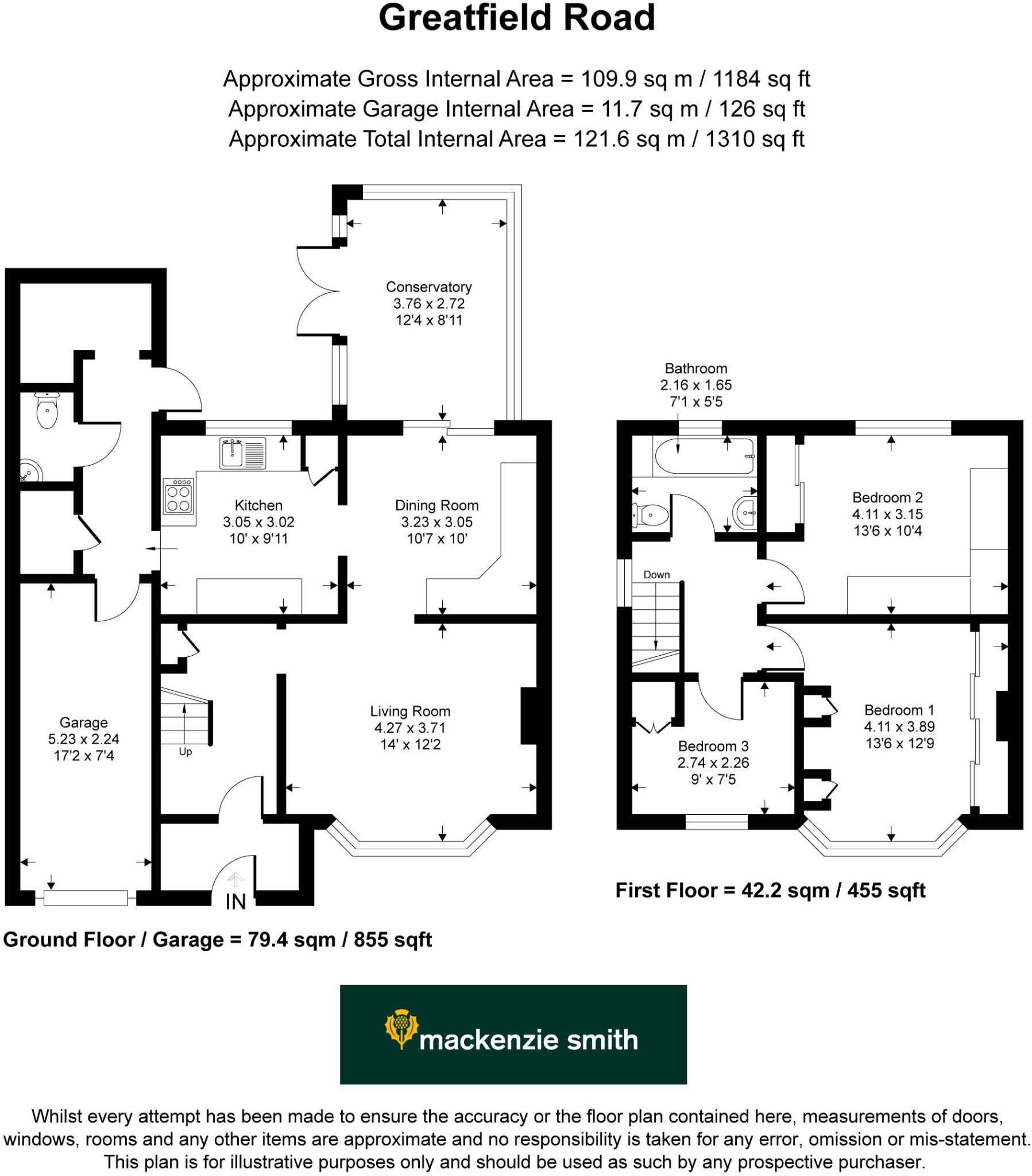 Greatfield Road, Farnborough, Hampshire, GU14 floorplan